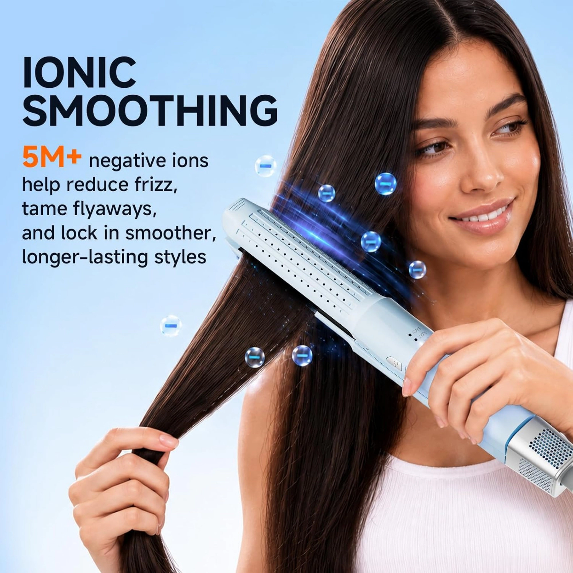 Tideway S11 360° Airflow Styler Hair Straightener and Curler 2-in-1