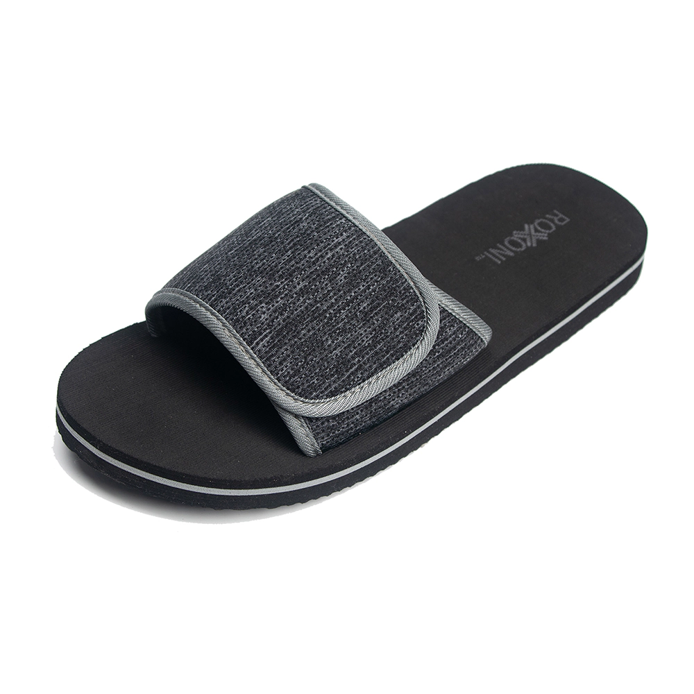 Roxoni Boys' & Men's Matching Open-Toe Slide Slippers