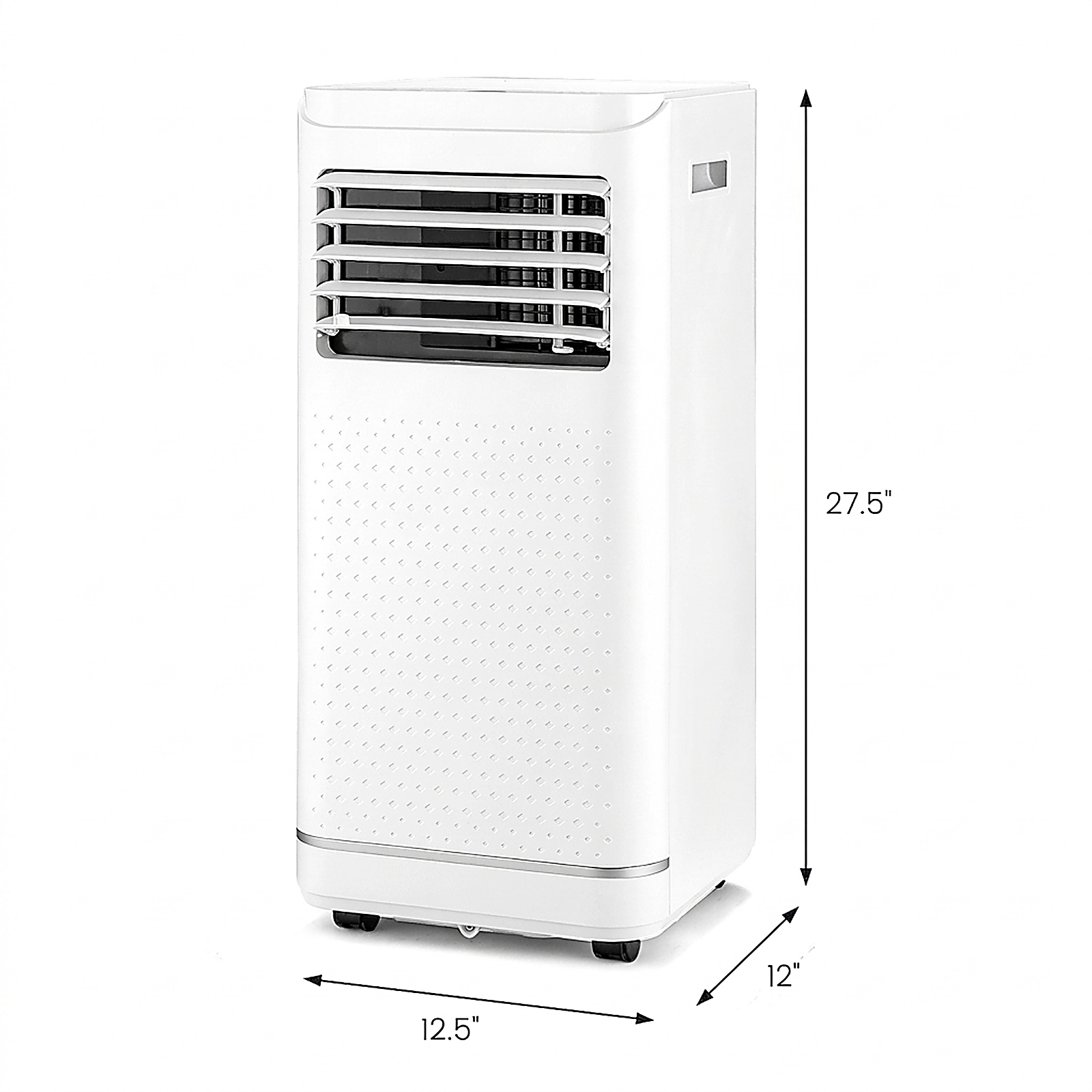 SUGIFT 8000 BTU Portable Air Conditioner with Dehumidifier and Fan Mode 27.5-in Tall 250-350-sq-ft Coverage White