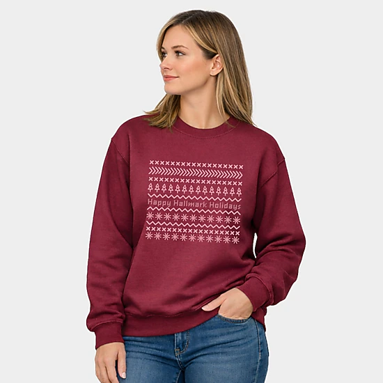 Simply Sage Market - Women's Graphic Sweatshirt - Hallmark - Happy ...