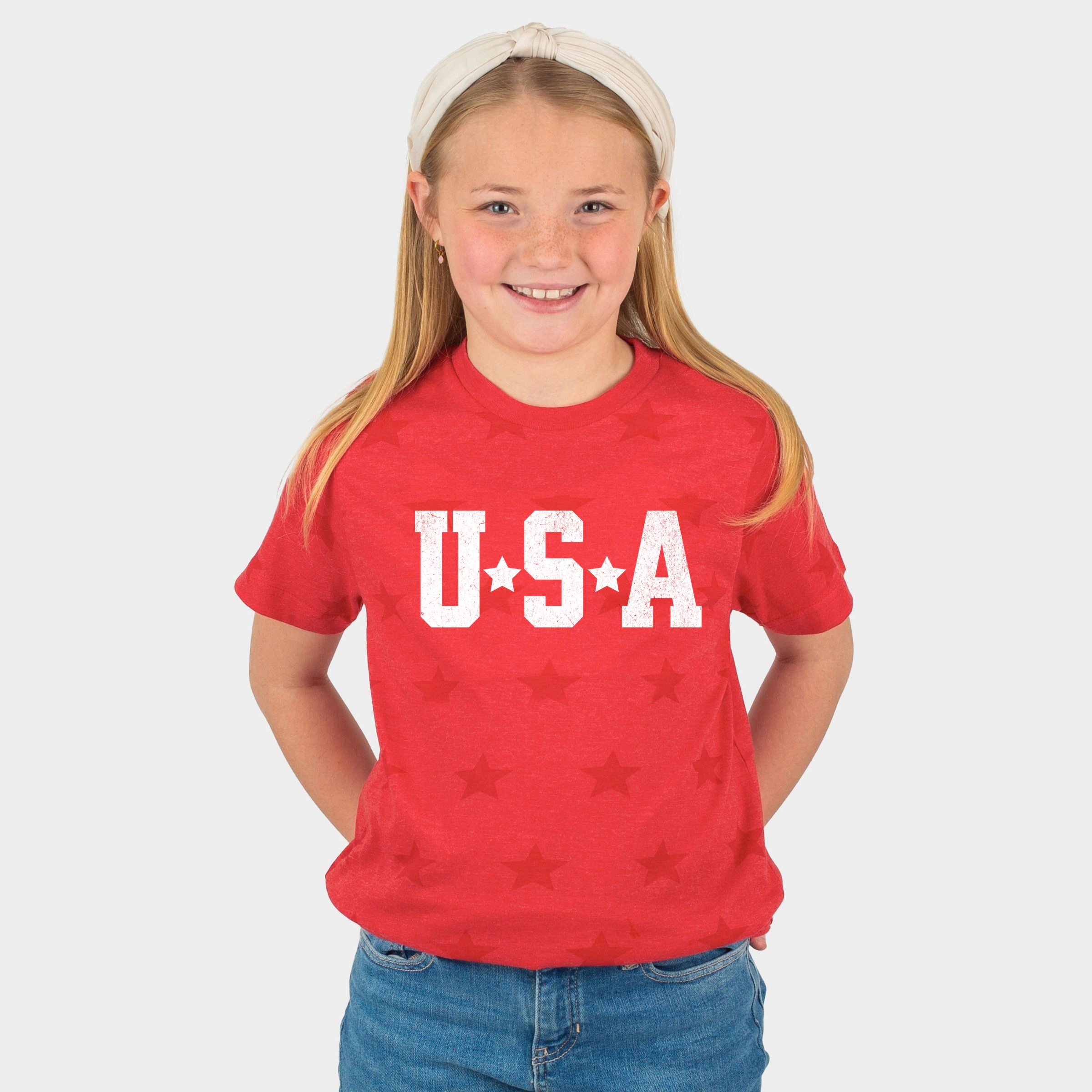 The Juniper Shop - USA Stars Youth Short Sleeve Star Tee