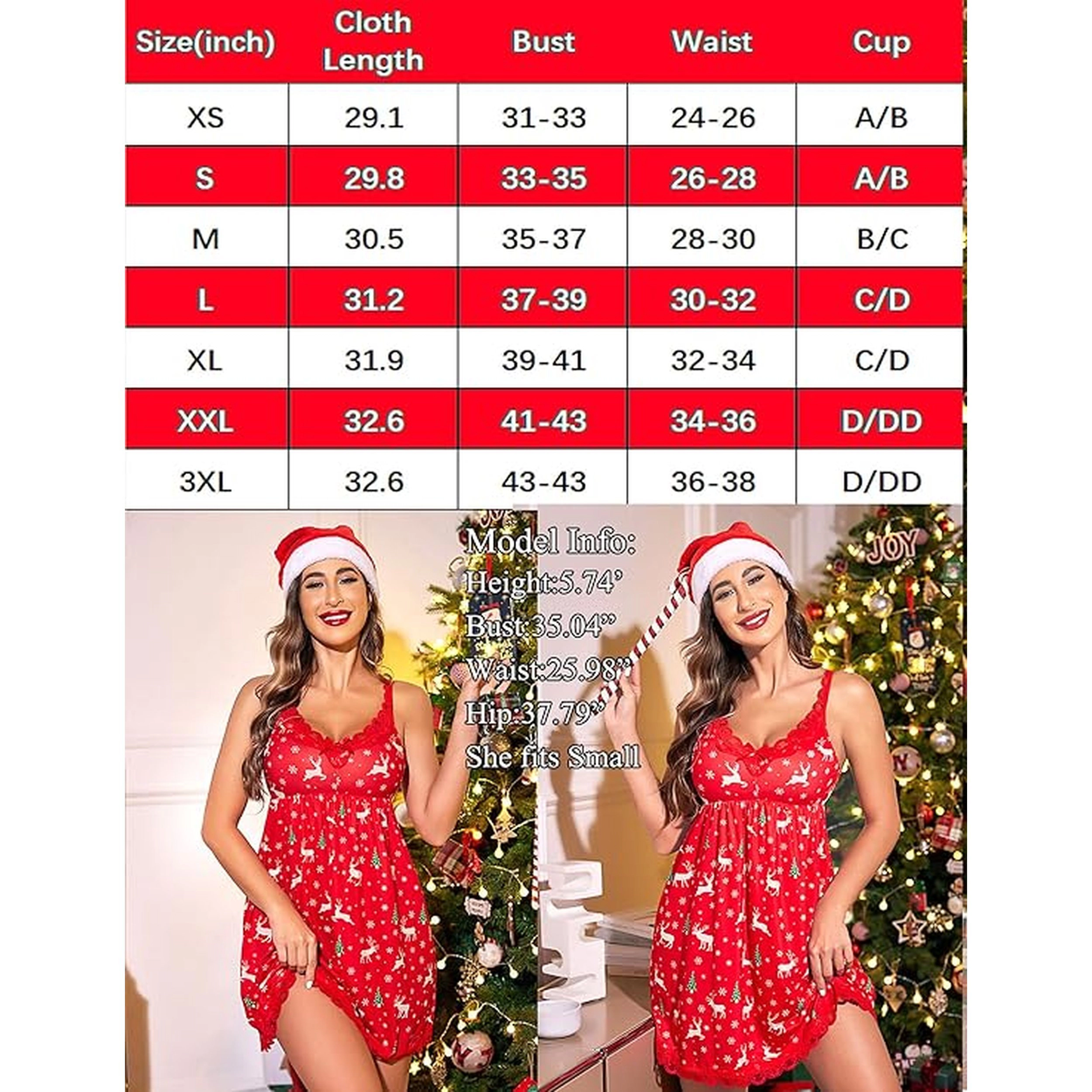 Avidlove Women's Lace Babydoll V Neck Chemise