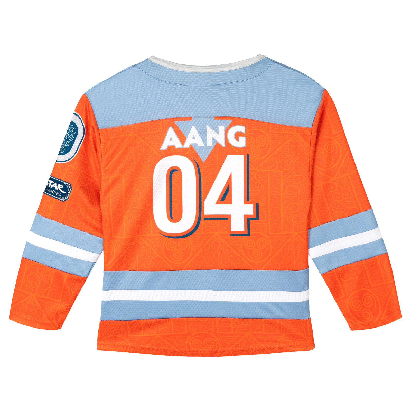 Avatar The Last Airbender Aang Boys' Athletic Long Sleeve Tee