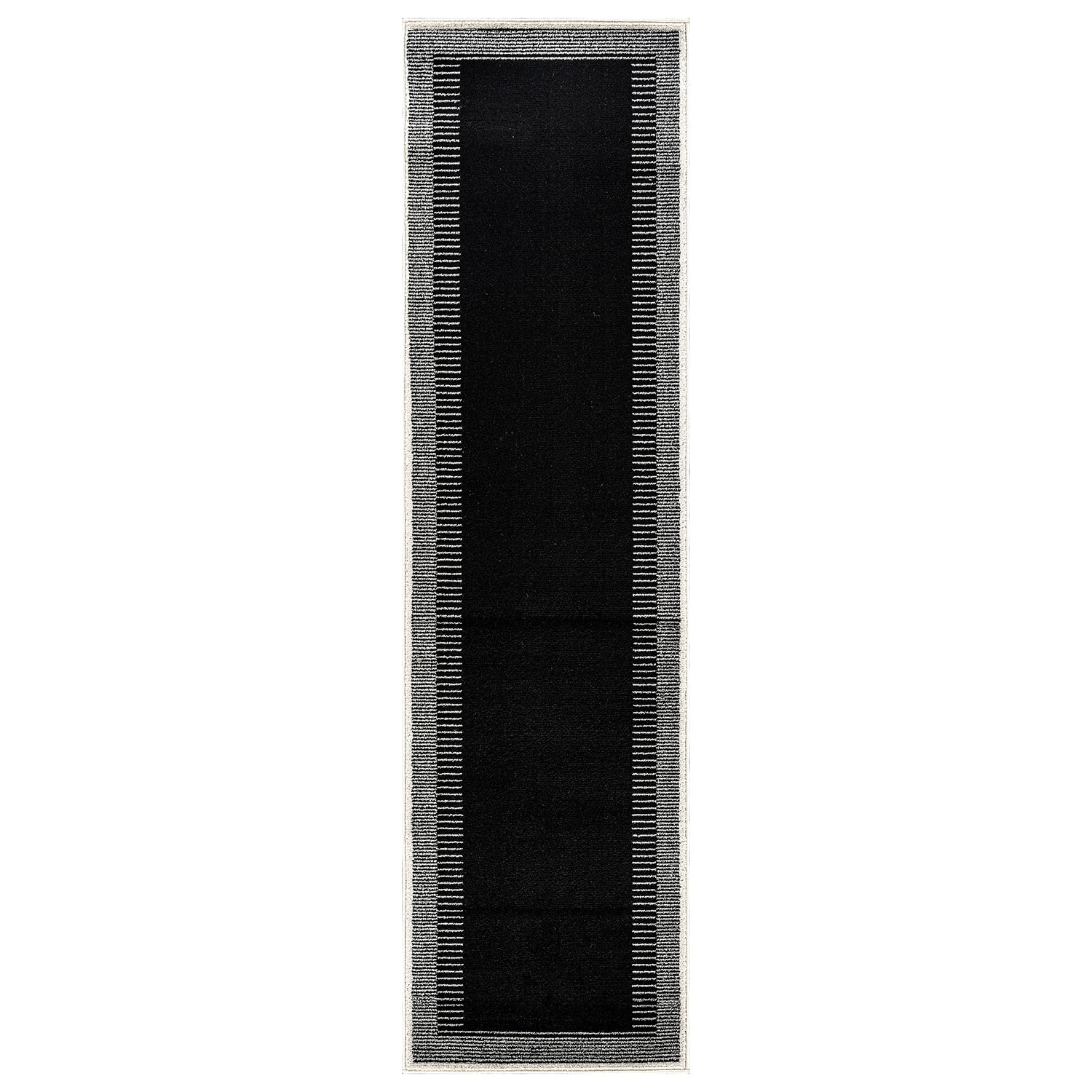 World Rug Gallery Modern Abstract Bordered Area for Living Room, Bedroom, or Entryway – Low Pile Indoor
