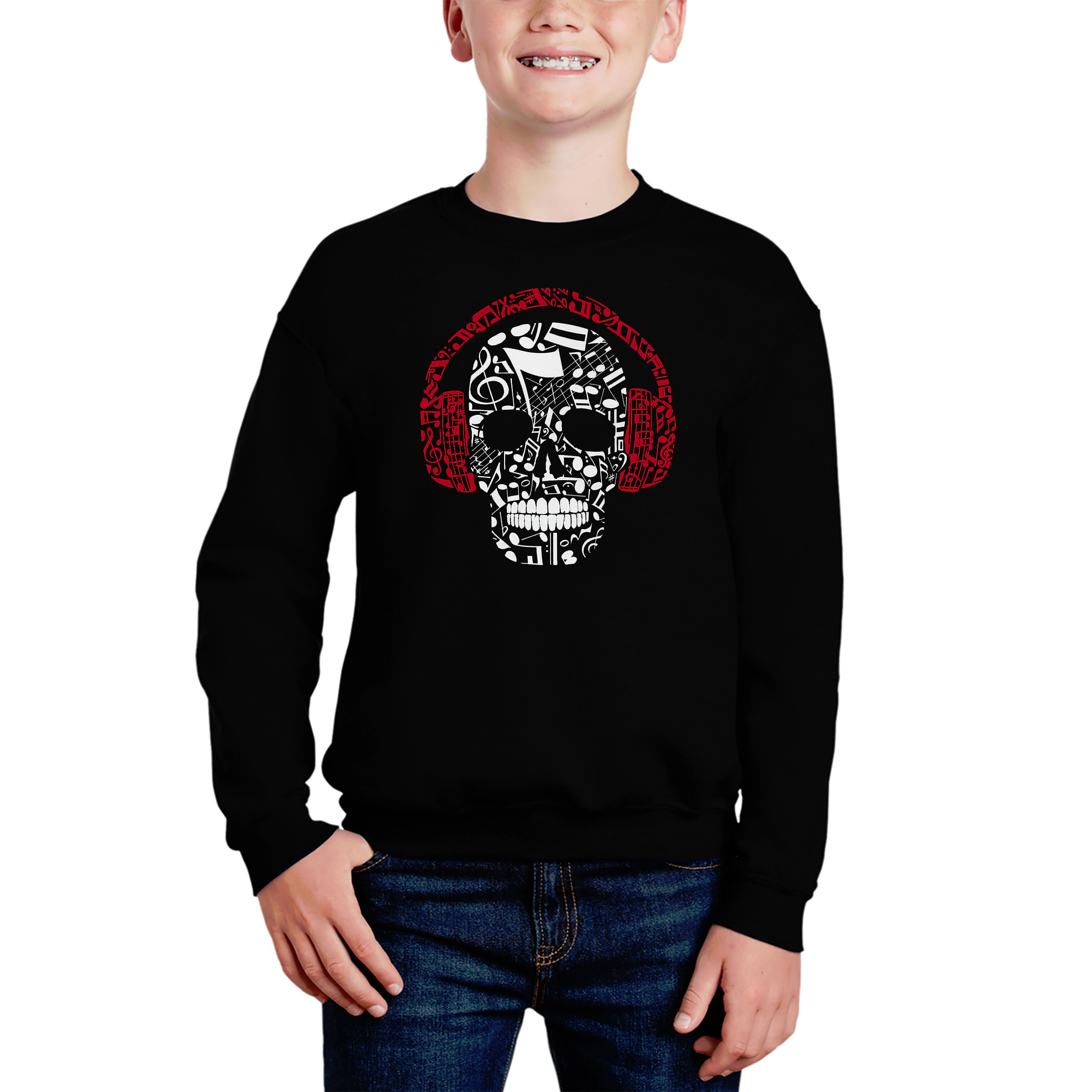 LA Pop Art Boy's Word Sweatshirt