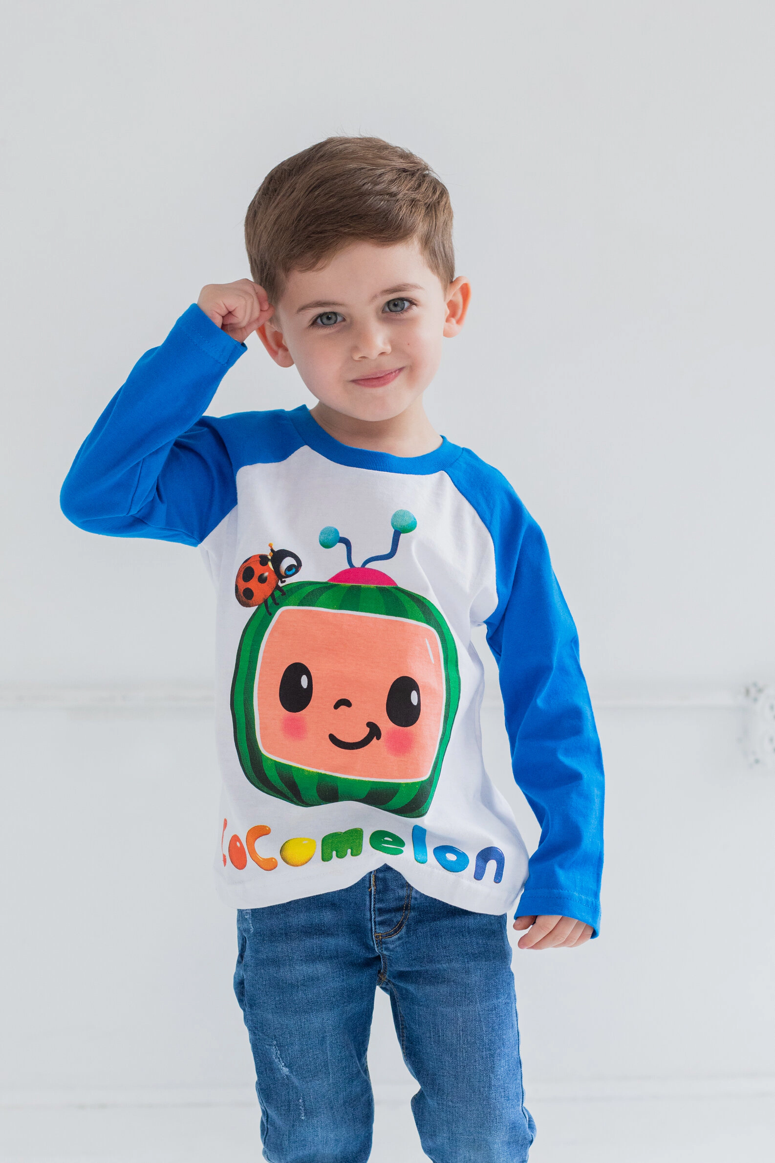 Cocomelon Boys' 2-Pack Long Sleeve T-Shirts