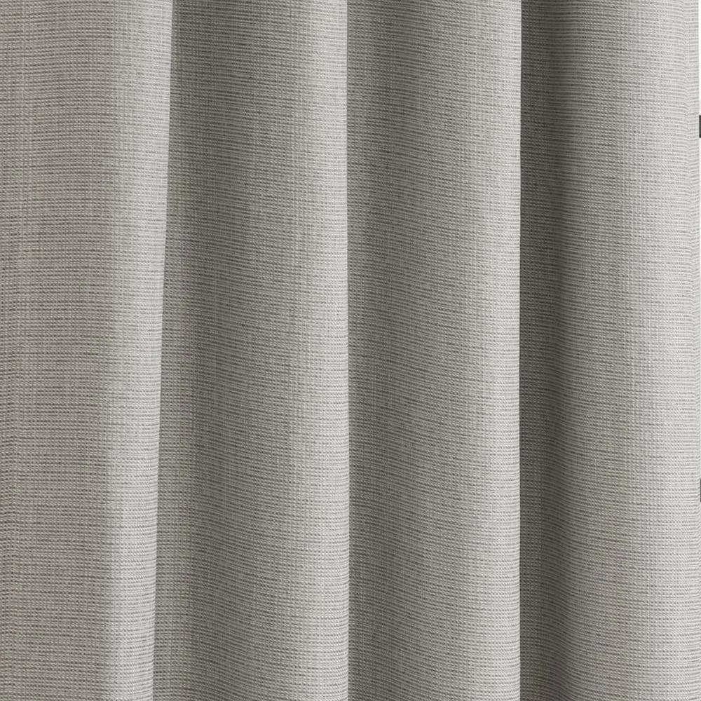 Thermaplus Zoey Room Darkening Window Treatment Grommet Curtain Panel for Bedroom Livingroom Grey