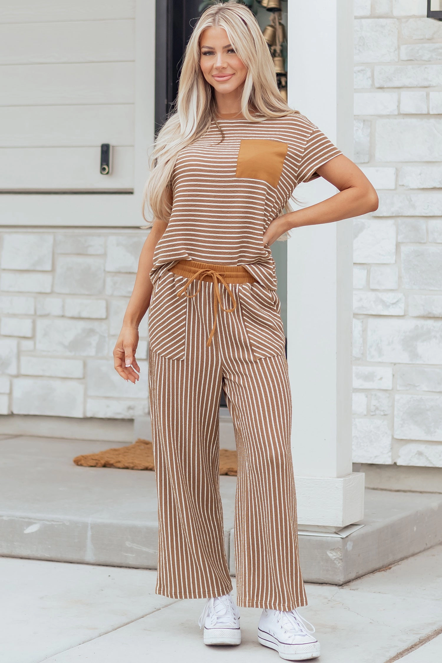 Threaded Pear Women's Aspyn Stripe Tee