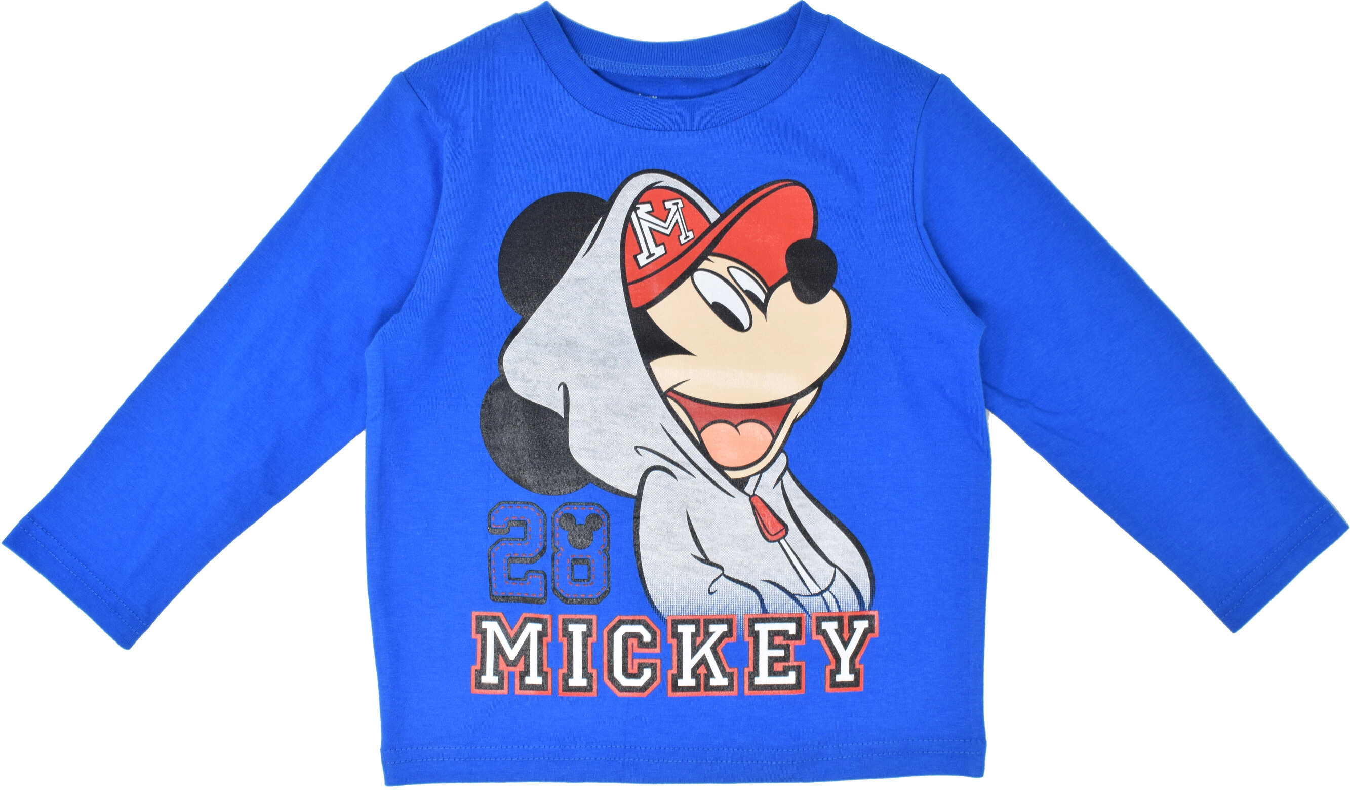 Disney Mickey Mouse Boys' 3-Pack Long Sleeve T-Shirts