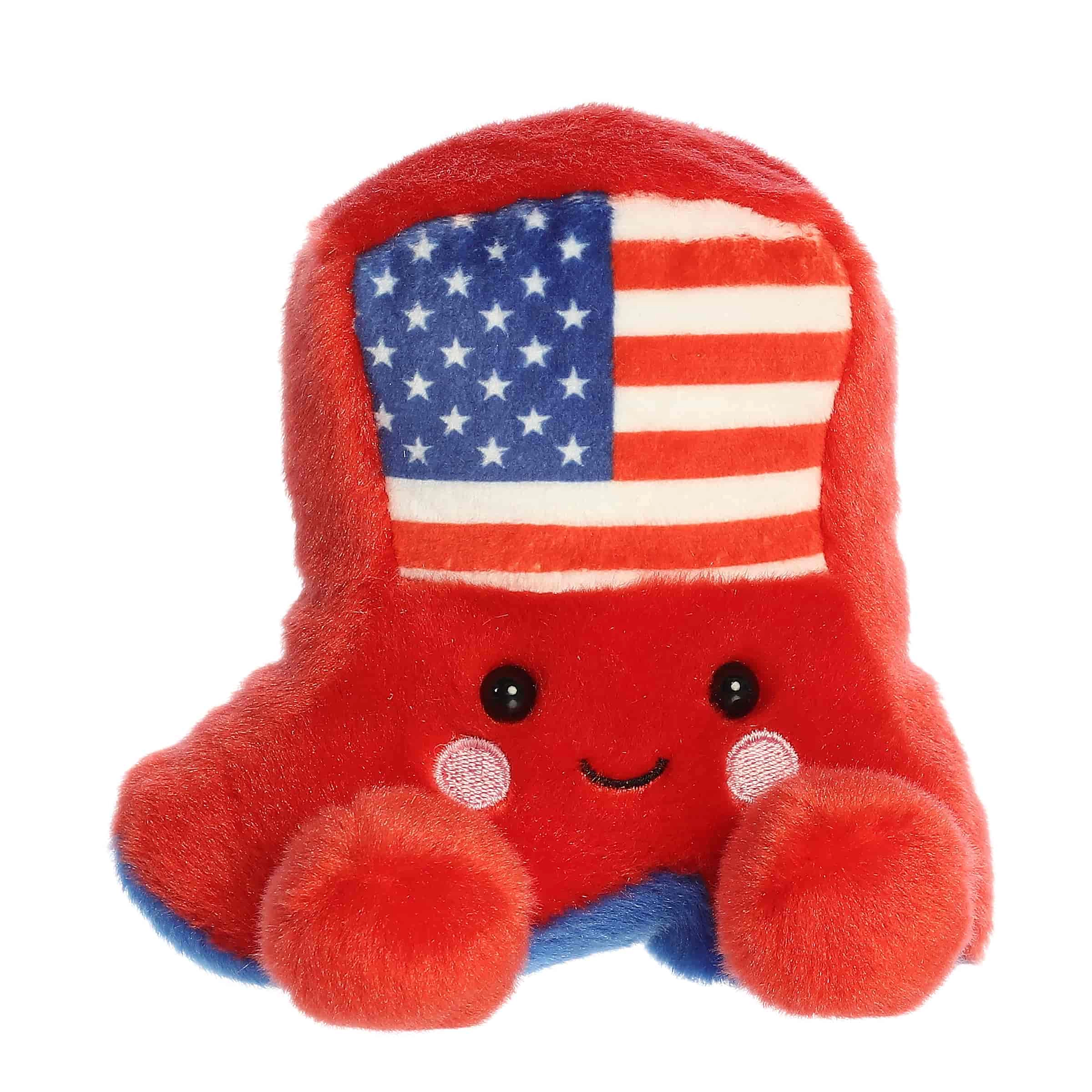 Aurora Palm Pals Stripes Cowboy Boot Americana 5-Inch Stuffed Animal Plush