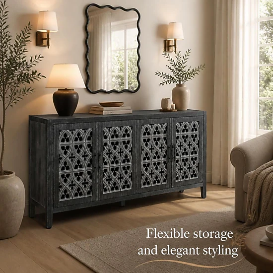 GOODSILO Adjustable Shelf Freestanding Storage Cabinet