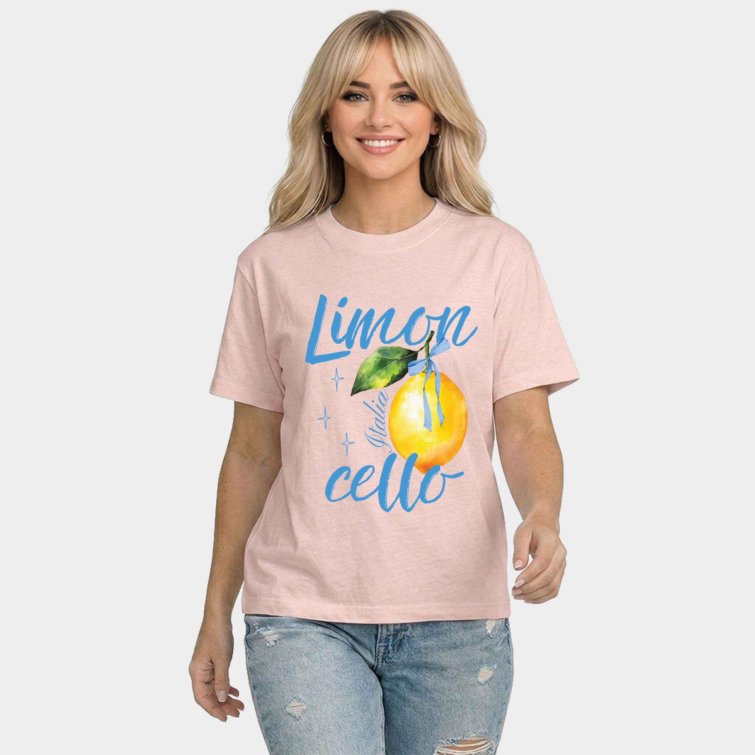 Simply Sage Market - Limoncello Watercolor Women's Relaxed Boxy Tee
