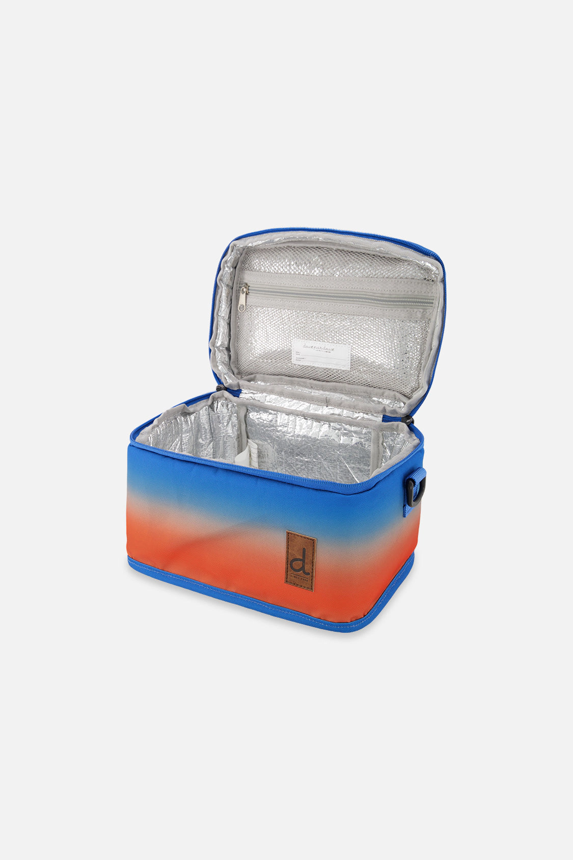 Deux par Deux Boys Insulated Gradient Lunch Box with Removable Shoulder Strap
