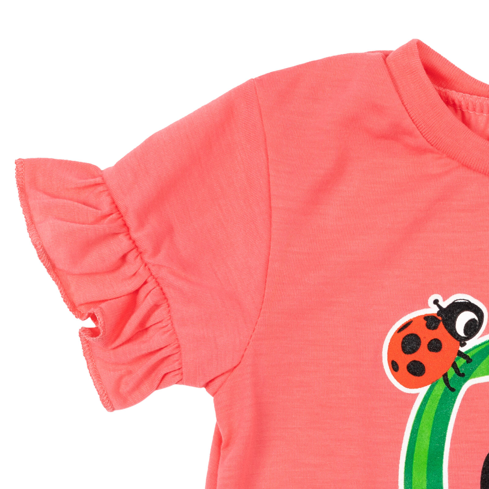 Cocomelon JJ Girls' 2-Piece Tee and Bike Shorts Set