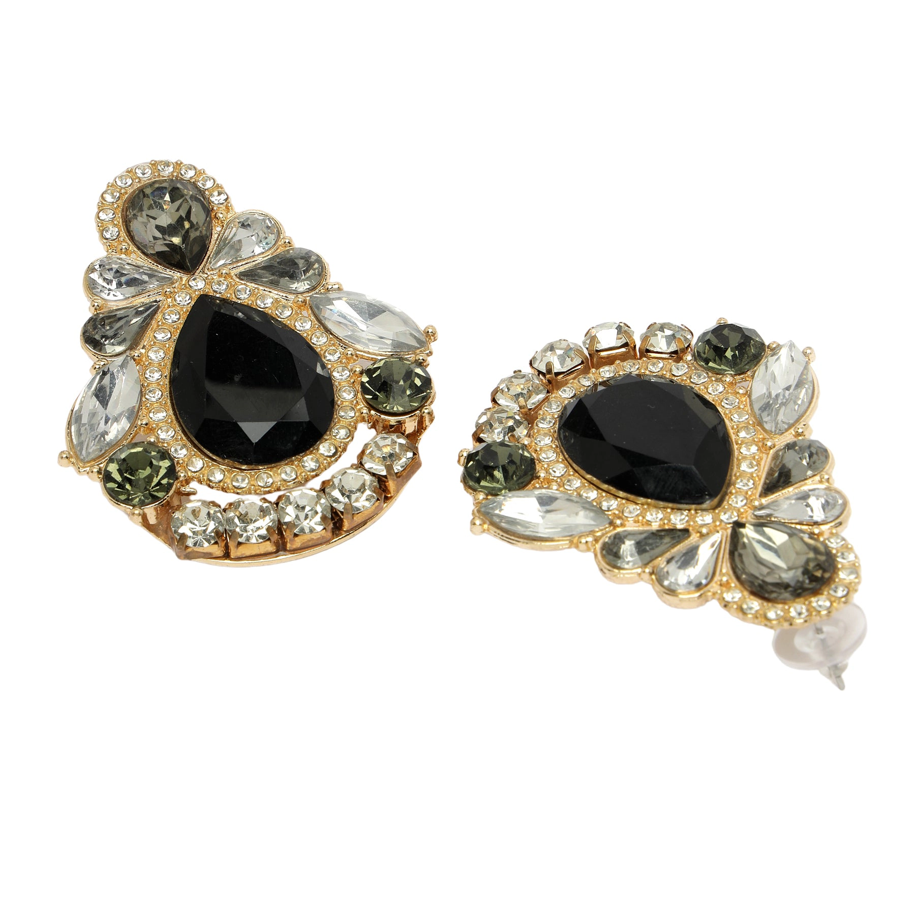 AGP PARIS Womens Diva Collection Iconic Petal Stud Earrings