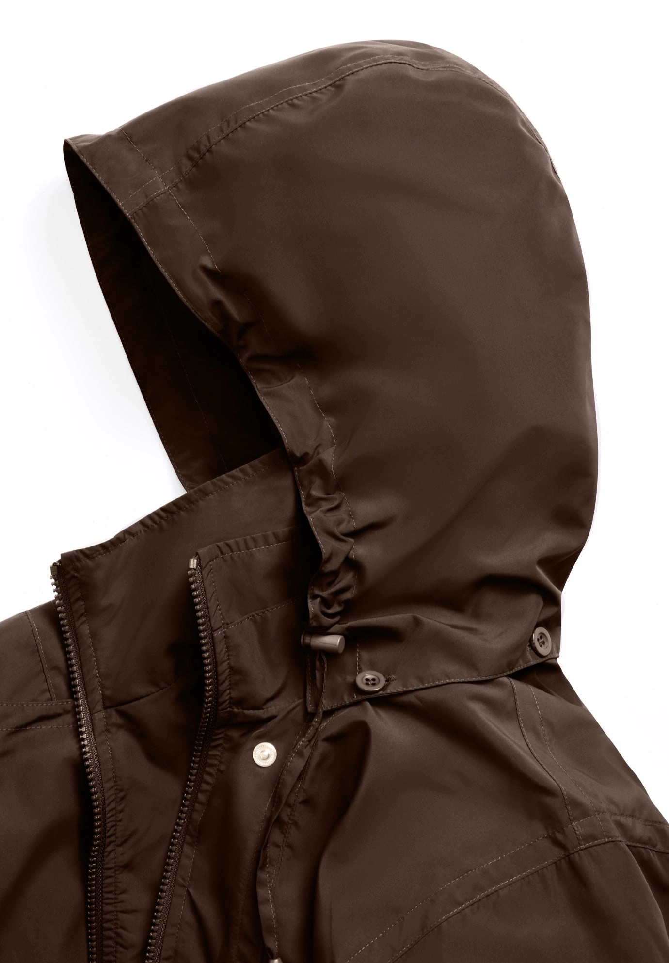 Woman Within Plus Size Taslon Anorak Jacket with Removable Fleece Lining