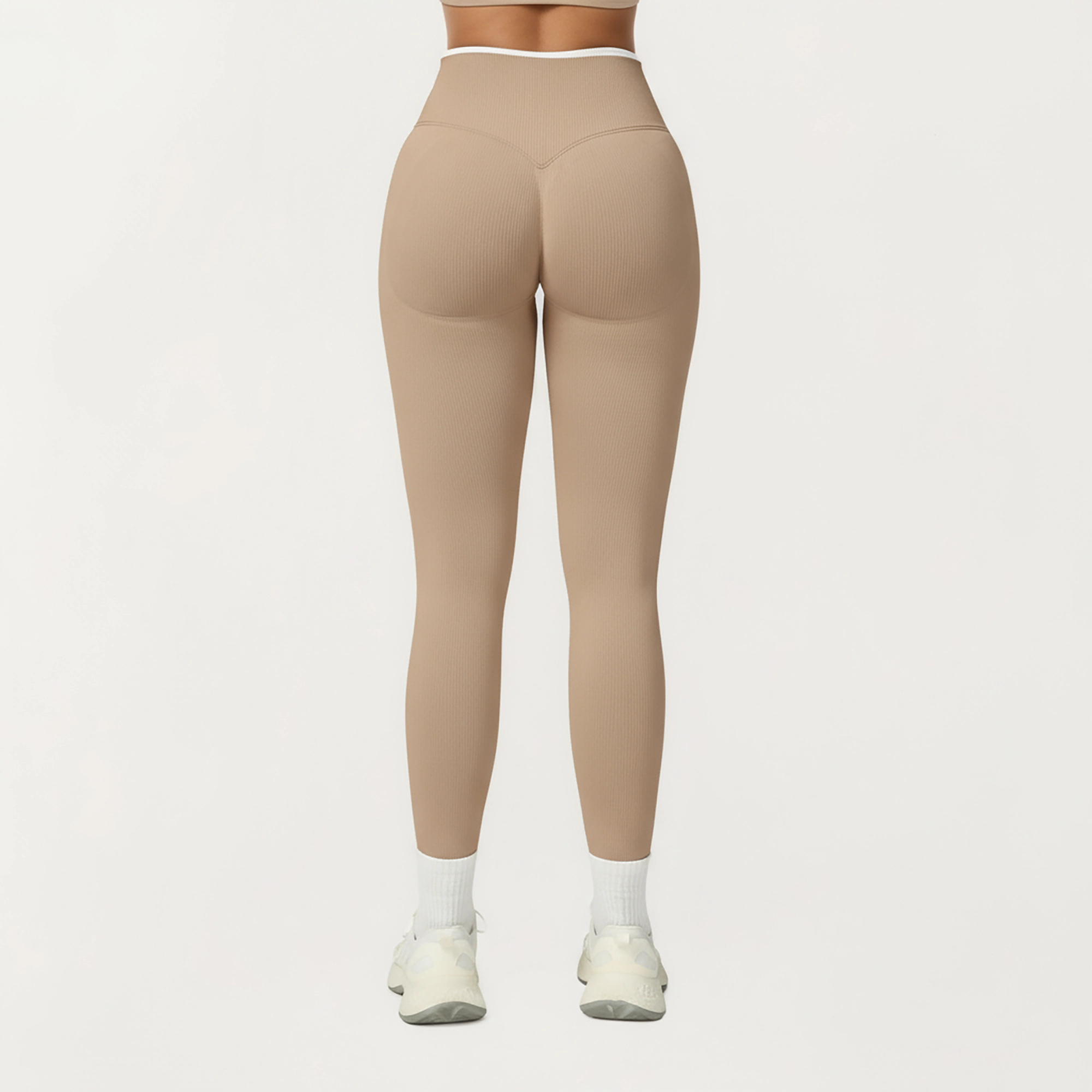 Anna-Kaci Women's High-Waist Seamless Athletic Leggings with Stretch Fit and Contoured Design