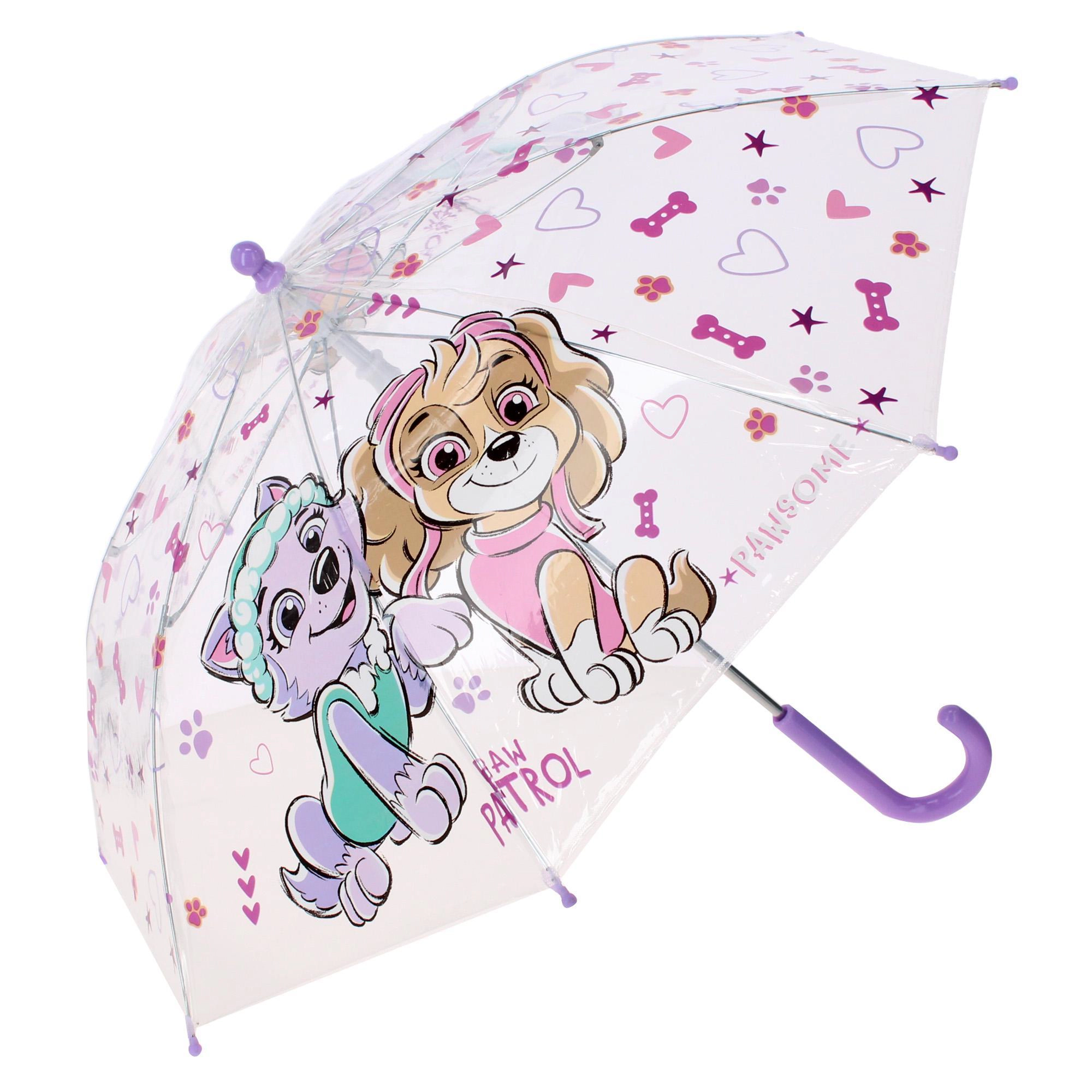 Textiel Trade Girl's Paw Patrol Skye and Everest Stick Umbrella