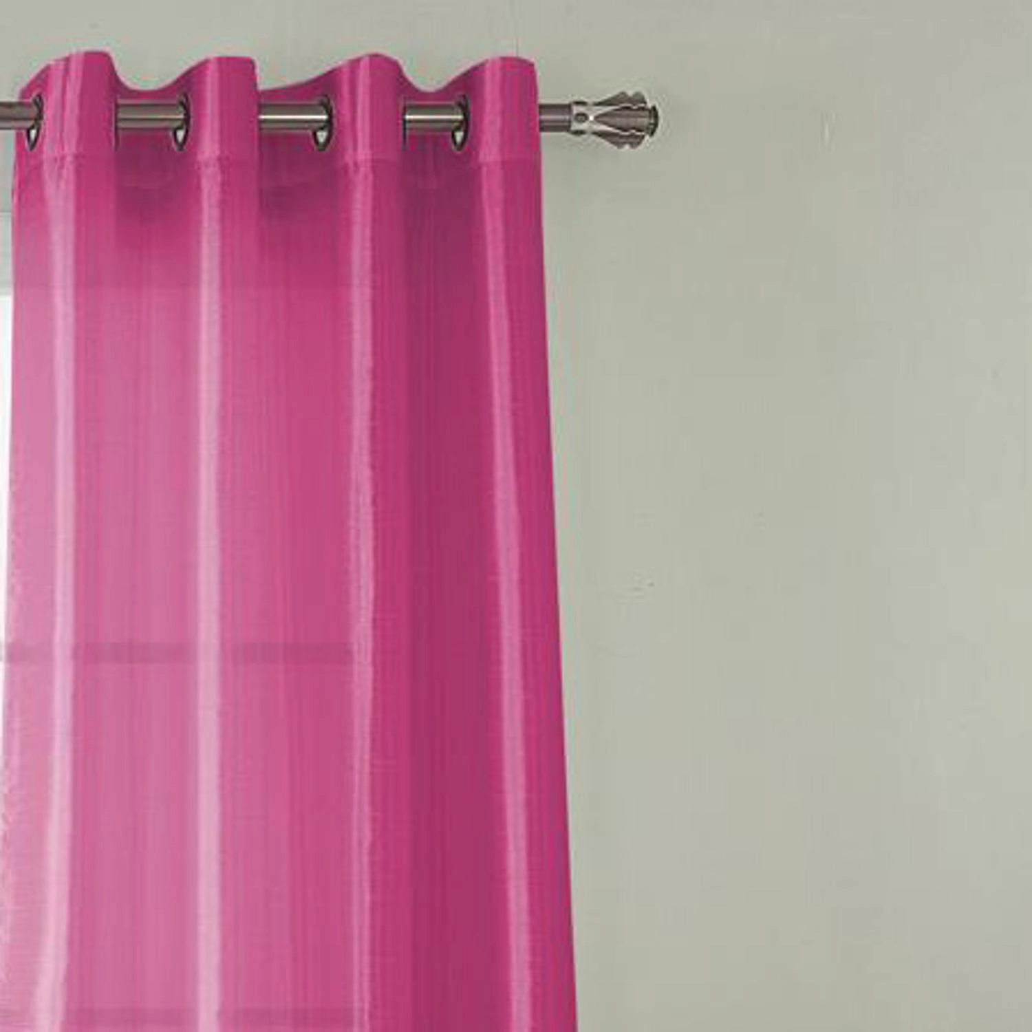 RT Designers Collection Nikki Premium Rod Pocket Curtain Panel 54" x 84" Chocolate