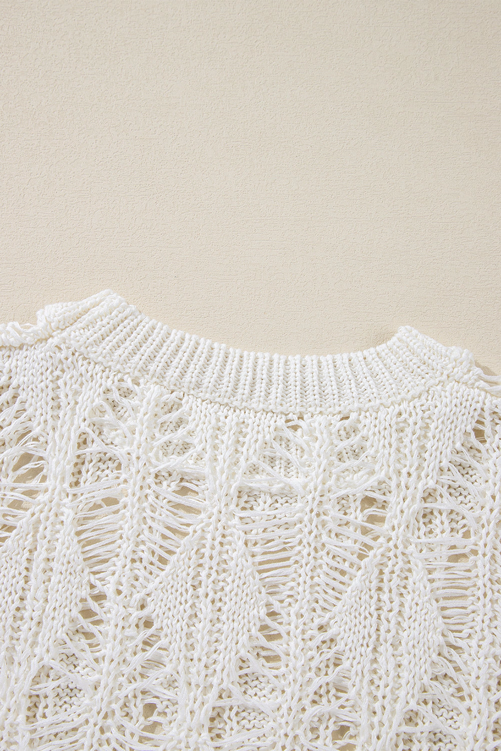 Threaded Pear Women's Olivia Crochet Loose Fit Sweater