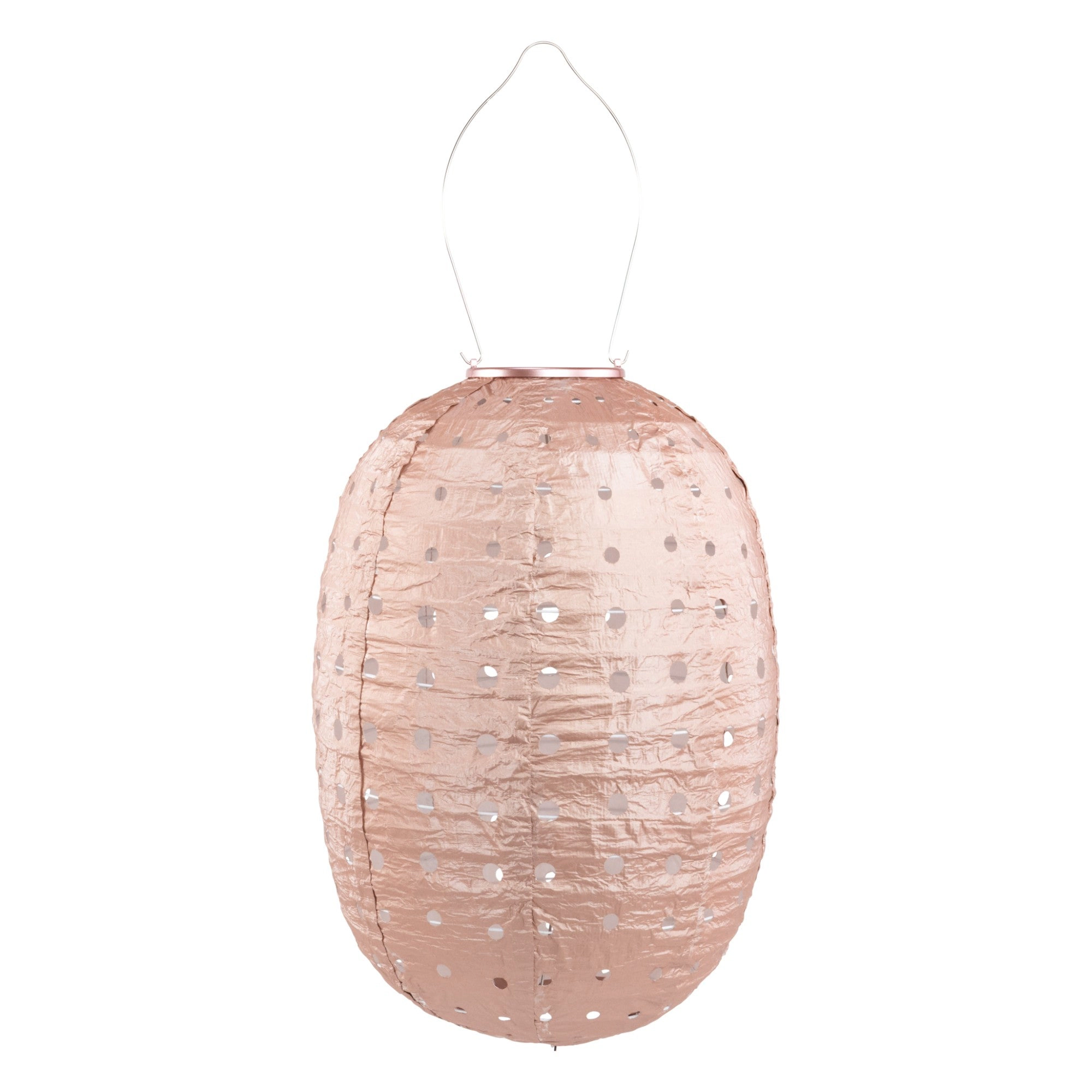 Allsop Home & Garden Soji Stella Barrel Swiss Dot 14 Solar Lantern
