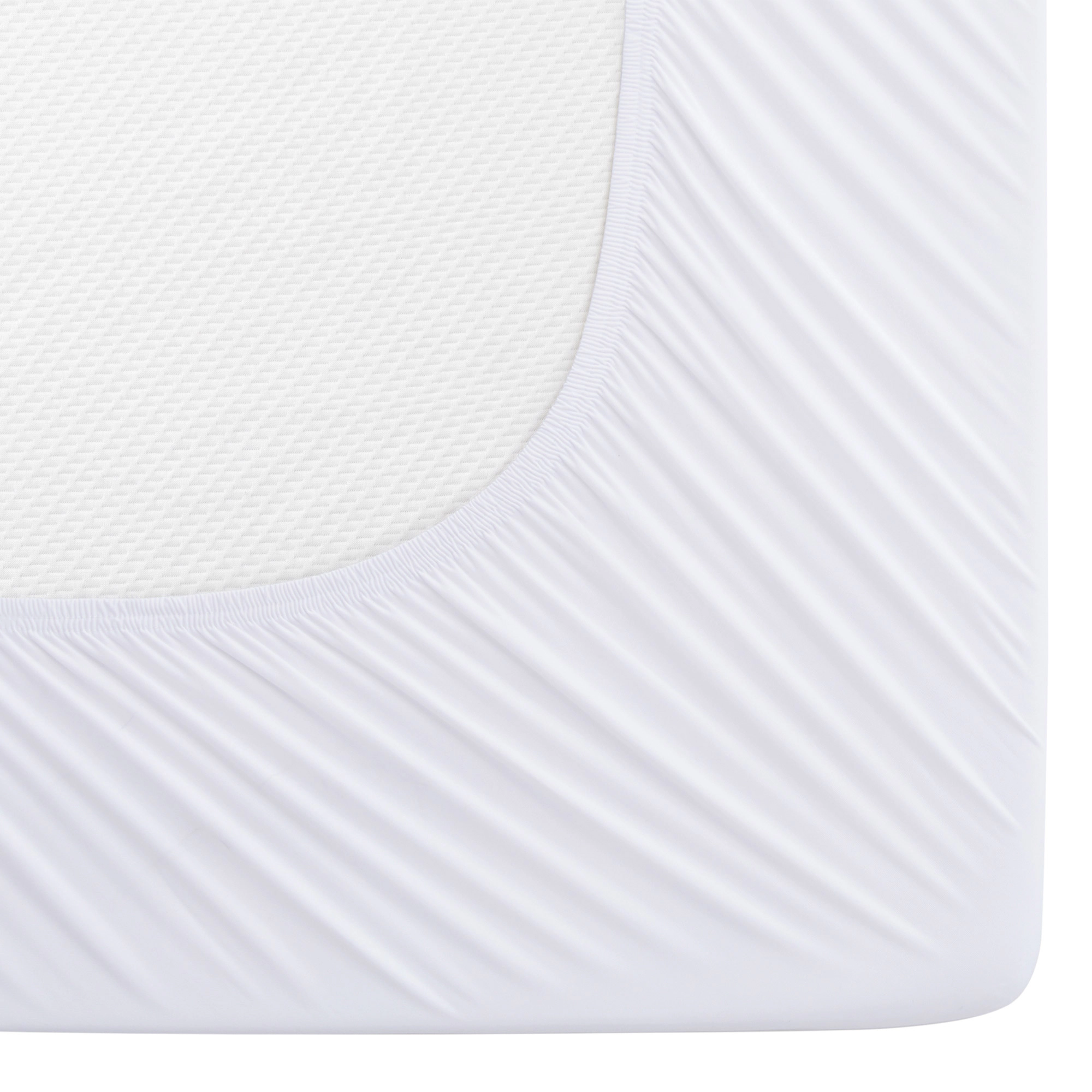 Unikome Cooling Stretch Knit Mattress Pad, Cool Touch Cover with Airy Mesh Gusset