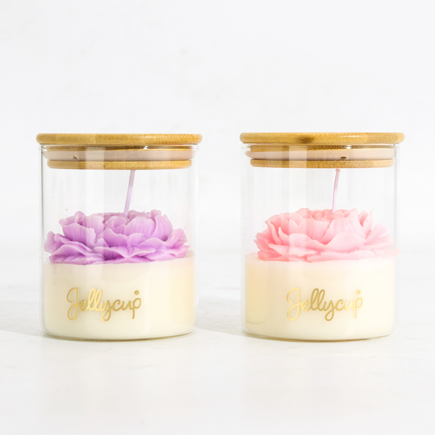 Jellycup Unisex Peony Bloom Jar Soy Wax Candle