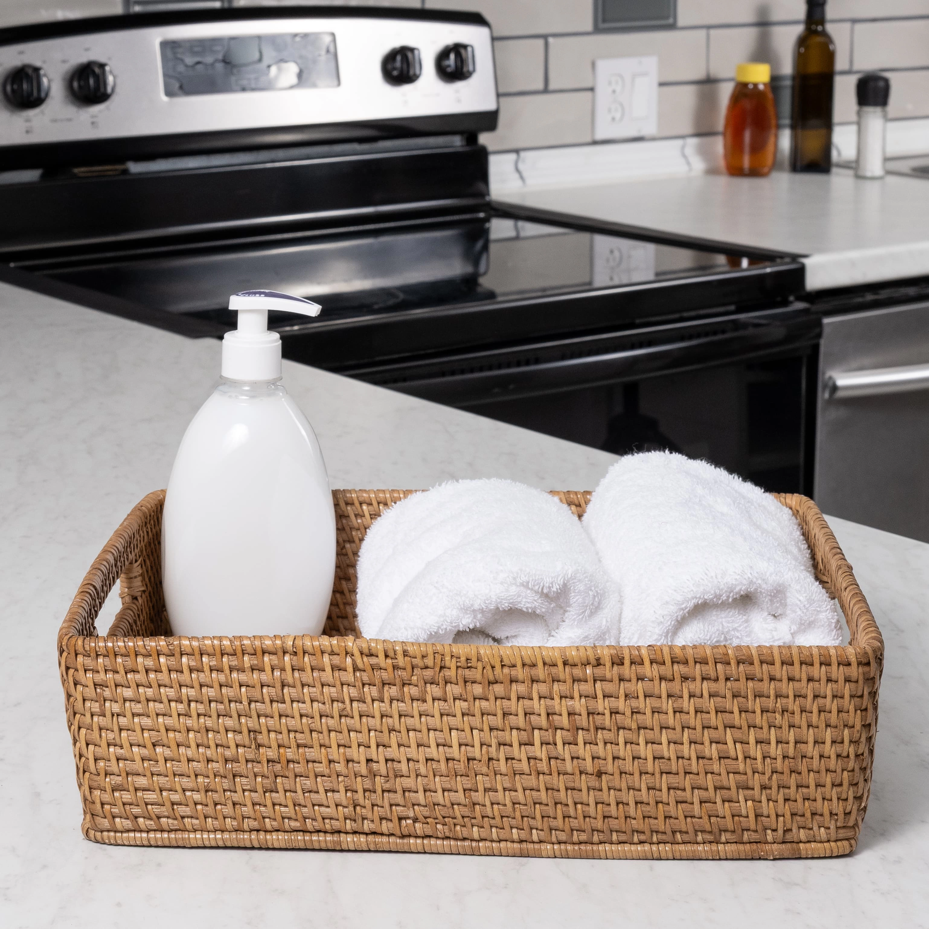 Saboga Home™ Rectangular Storage Basket with Rounded Corners