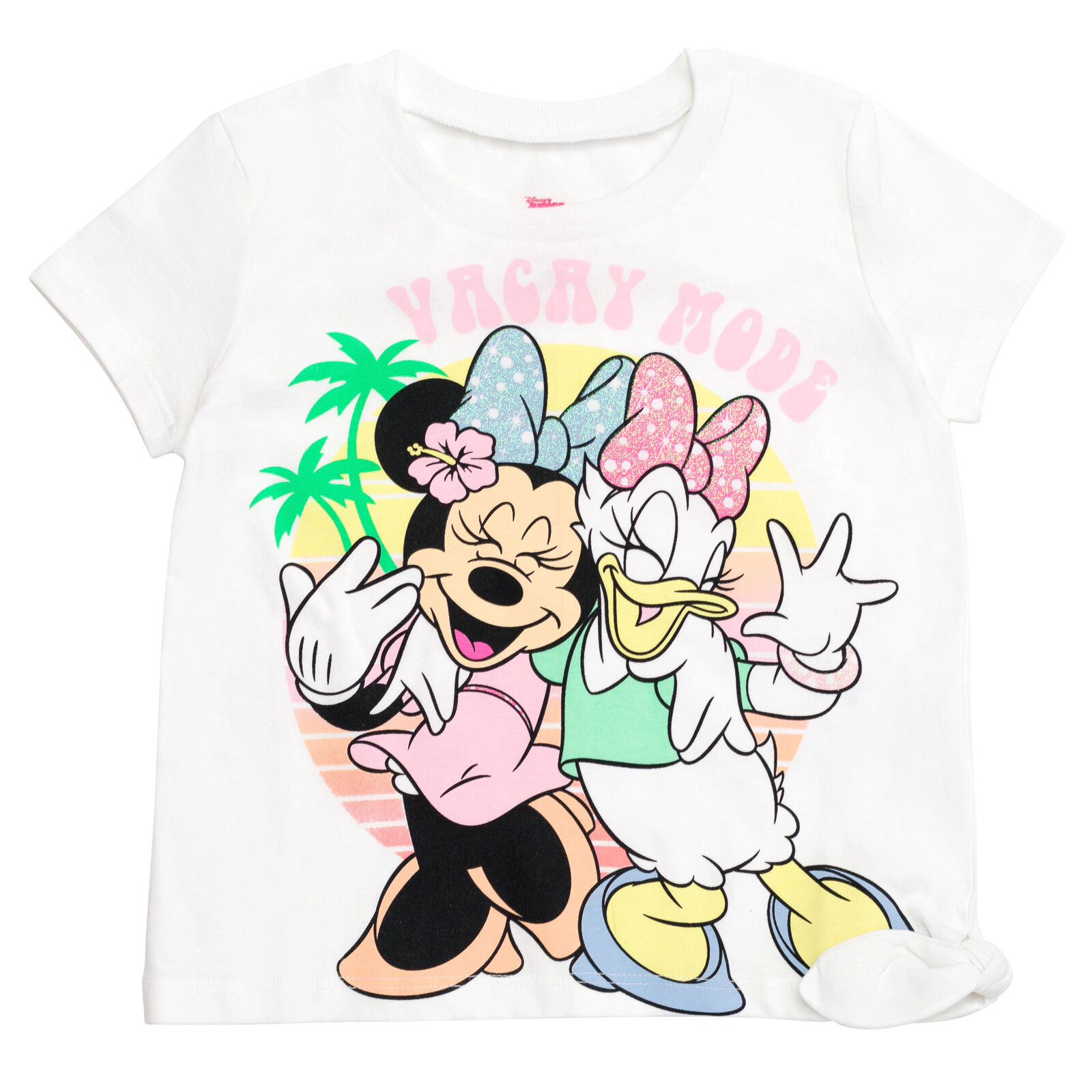 Disney Minnie Mouse Girls' 2-Piece T-Shirt and Bike Shorts Set