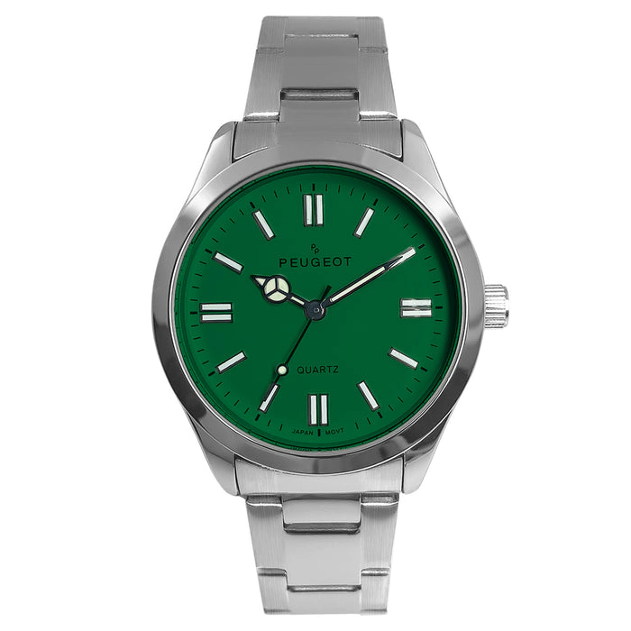 Peugeot Women's 36mm Sport Watch with Dial and Stainless Steel Bracelet