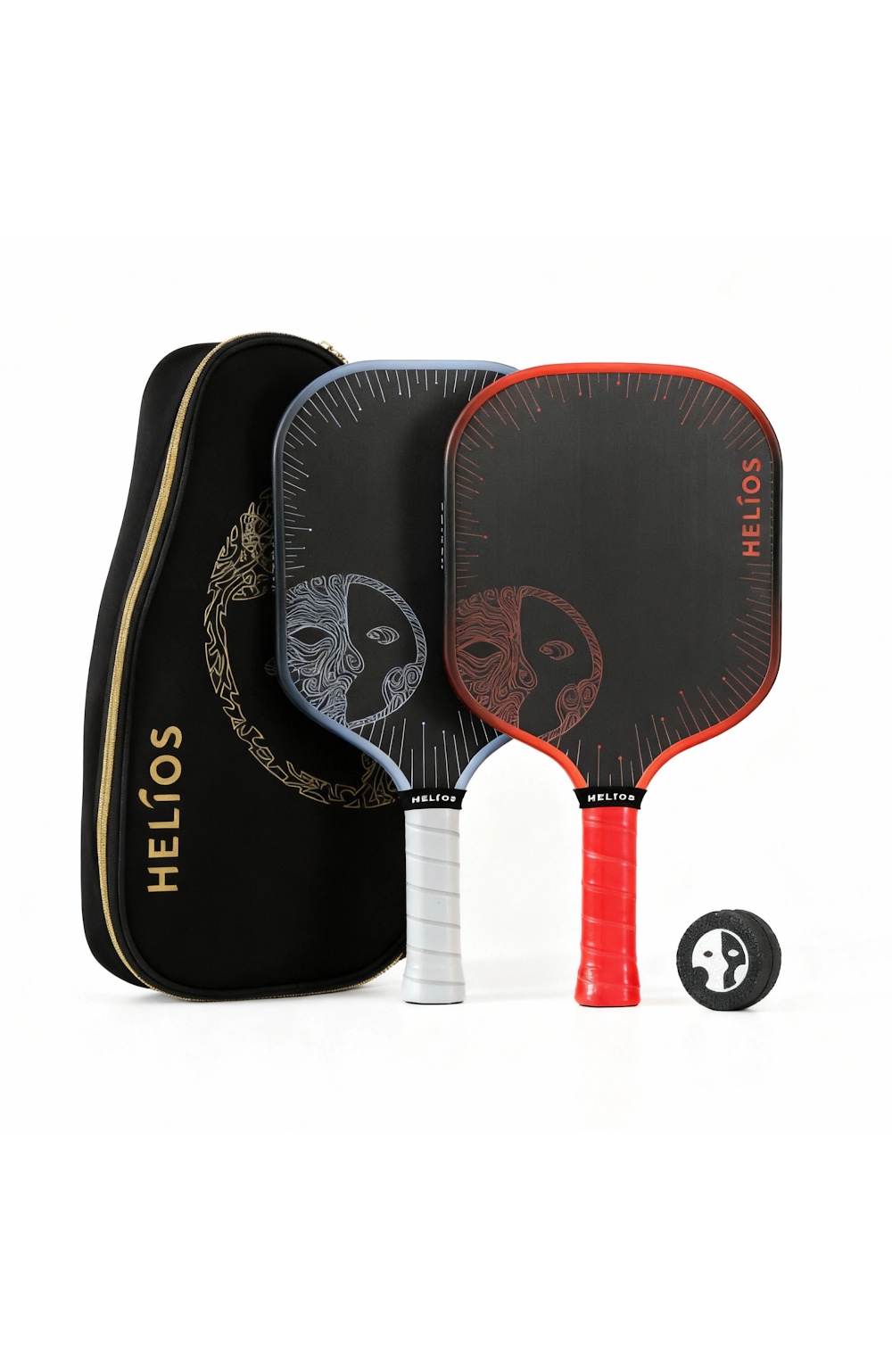 Helios Unisex Carbon Fiber Ultra Power Pickleball Paddle Set