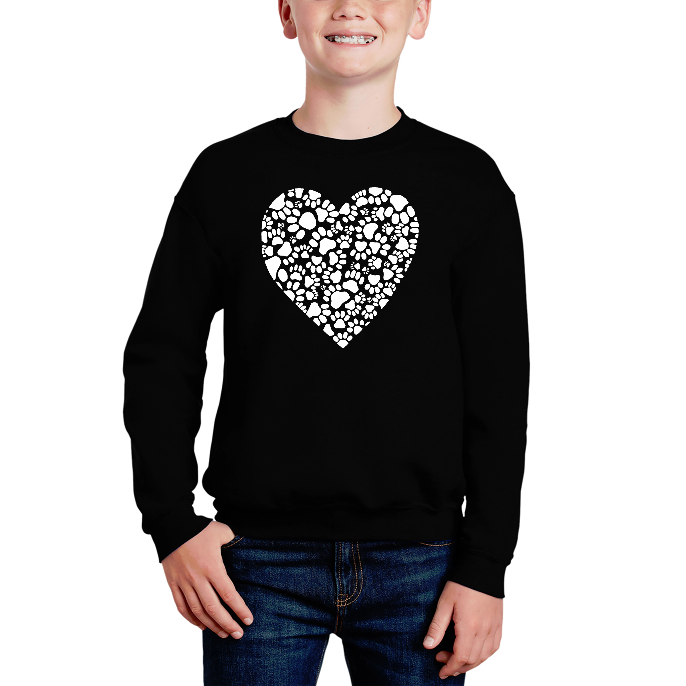 LA Pop Art Boy's Word Sweatshirt