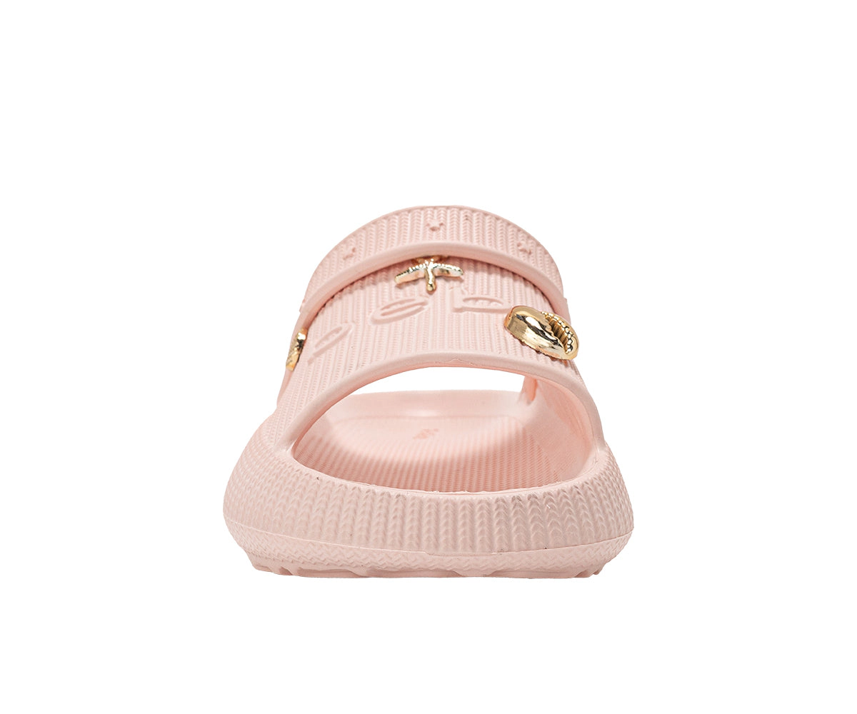 bebe Toddler Girl's EVA Slide Sandals with Sea Charms