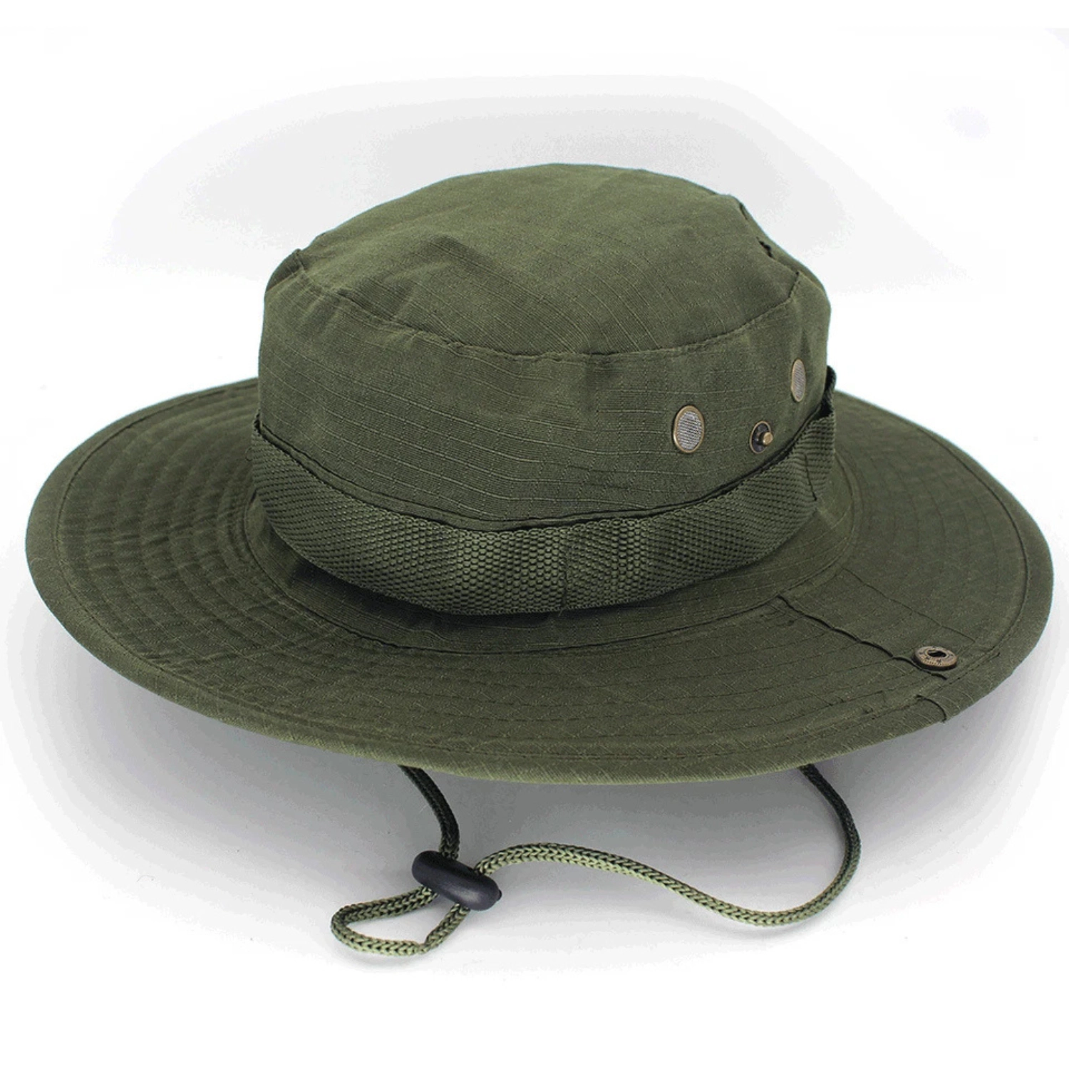 SS Design Deep Green Tactical Military Camo Bucket Hat
