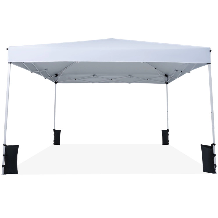 Hivvago 10 x 10 Feet Pop up Canopy Tent with Carrying Bag and 4 Sandbags