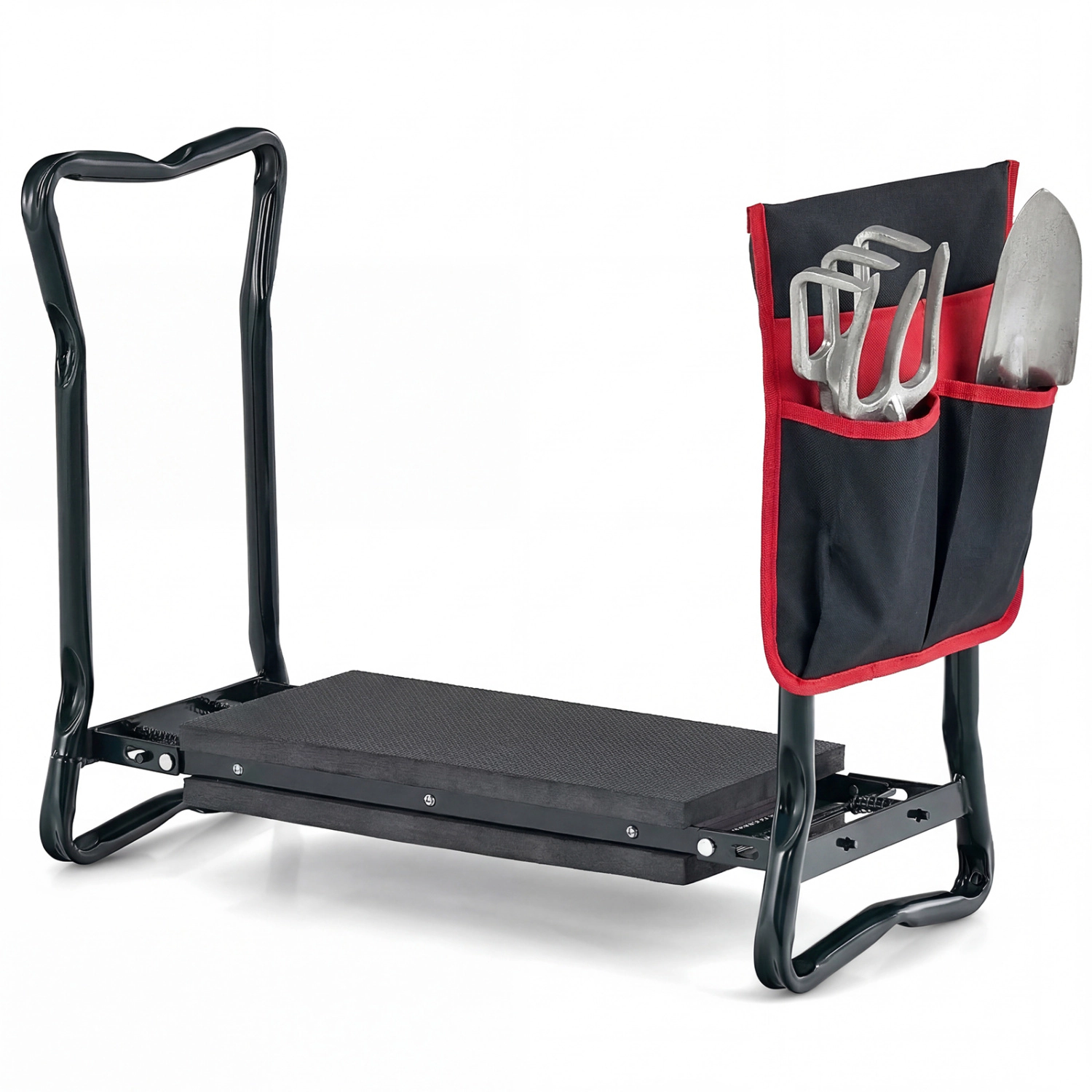 LJG Garden Kneeler and Seat Folding Sturdy Gardening Stool