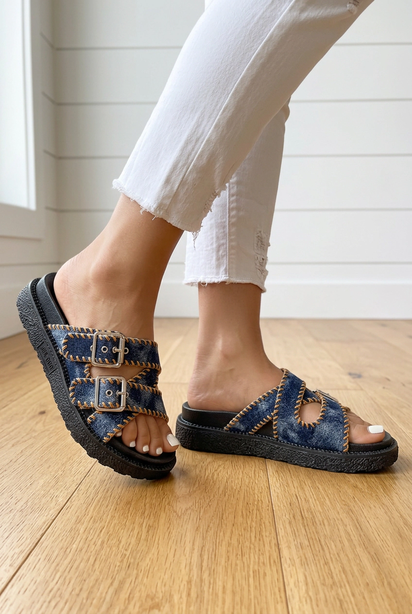 Threaded Pear Women's Kendra Out Retro Slippers