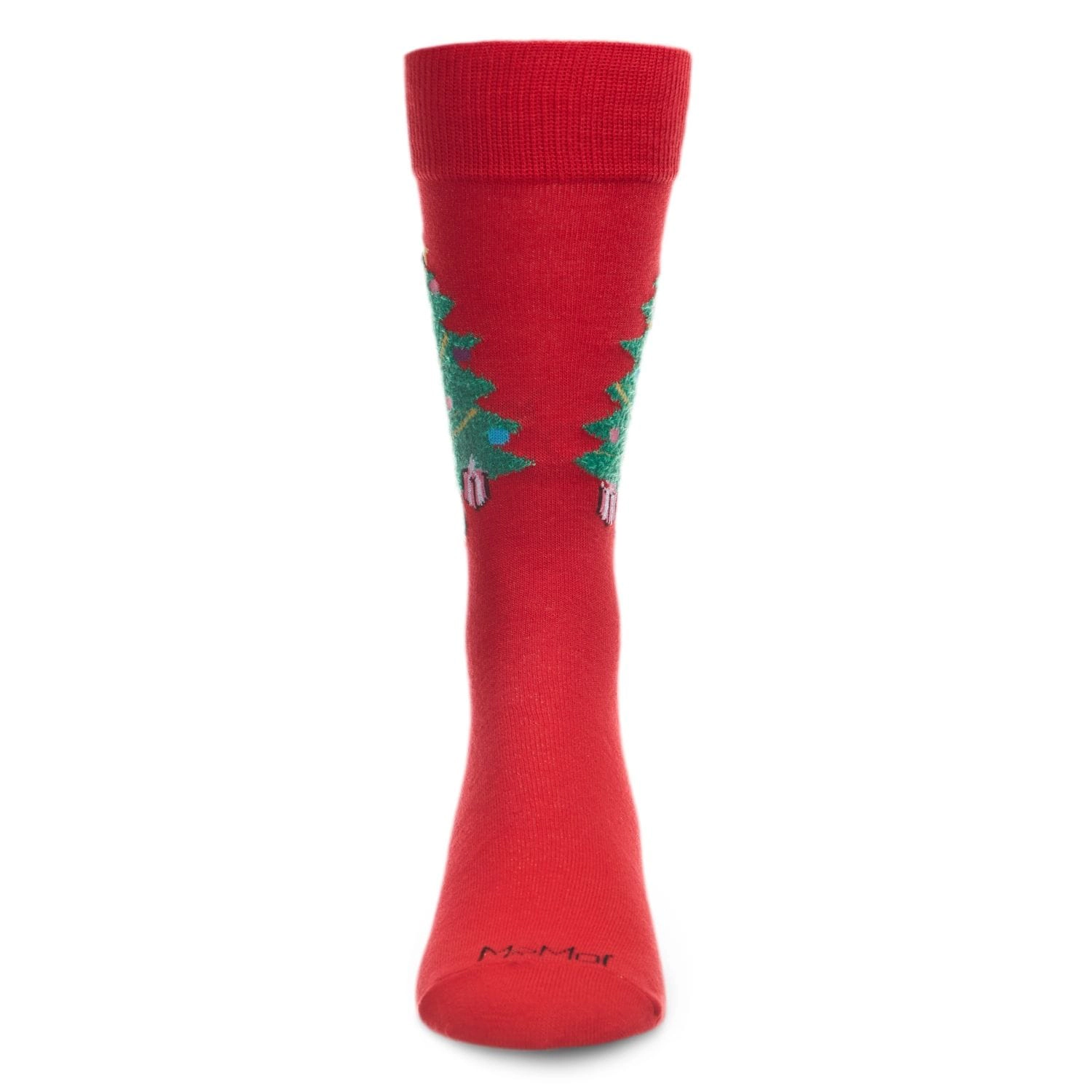 Memoi Men's Festive Christmas Tree Holiday Novelty Crew Socks