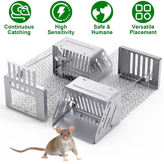GBruno Automatic Continuous Mouse Trap Cage 11 Cm