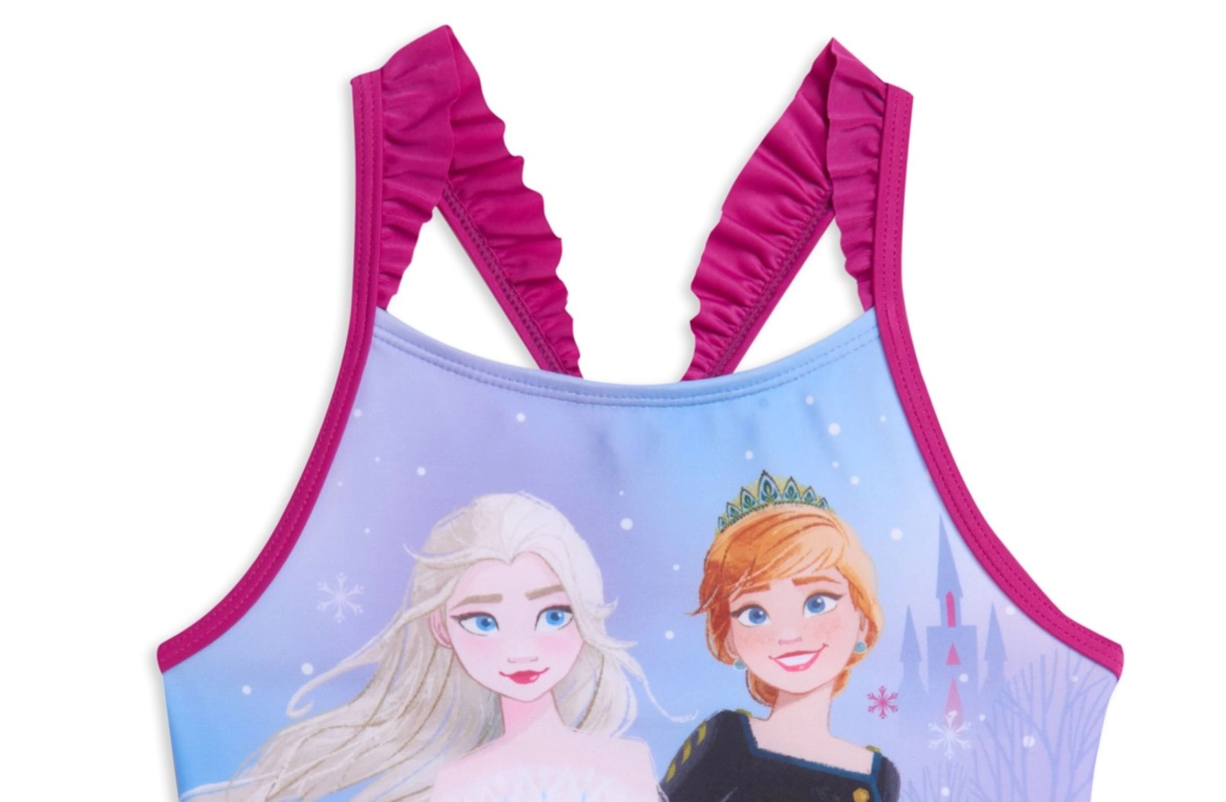Disney Frozen Girls' 2-Piece Tankini Bathing Suit Set