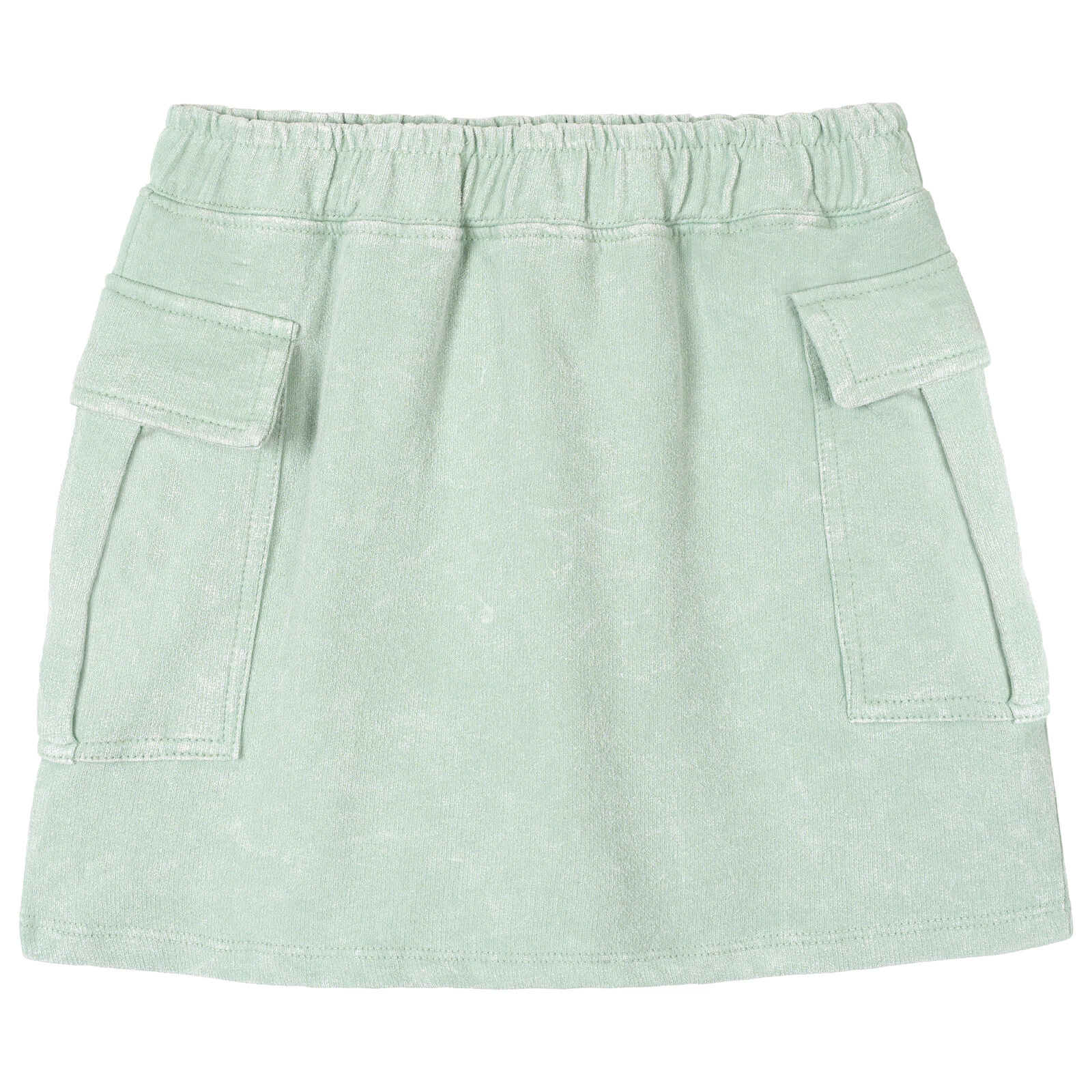 Star Wars The Mandalorian Grogu Girls' 2-Piece Mineral Wash T-Shirt and Skort Set