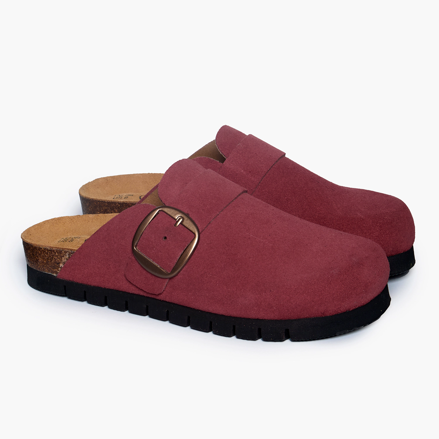 Plakton Women's Clog Suede Bell