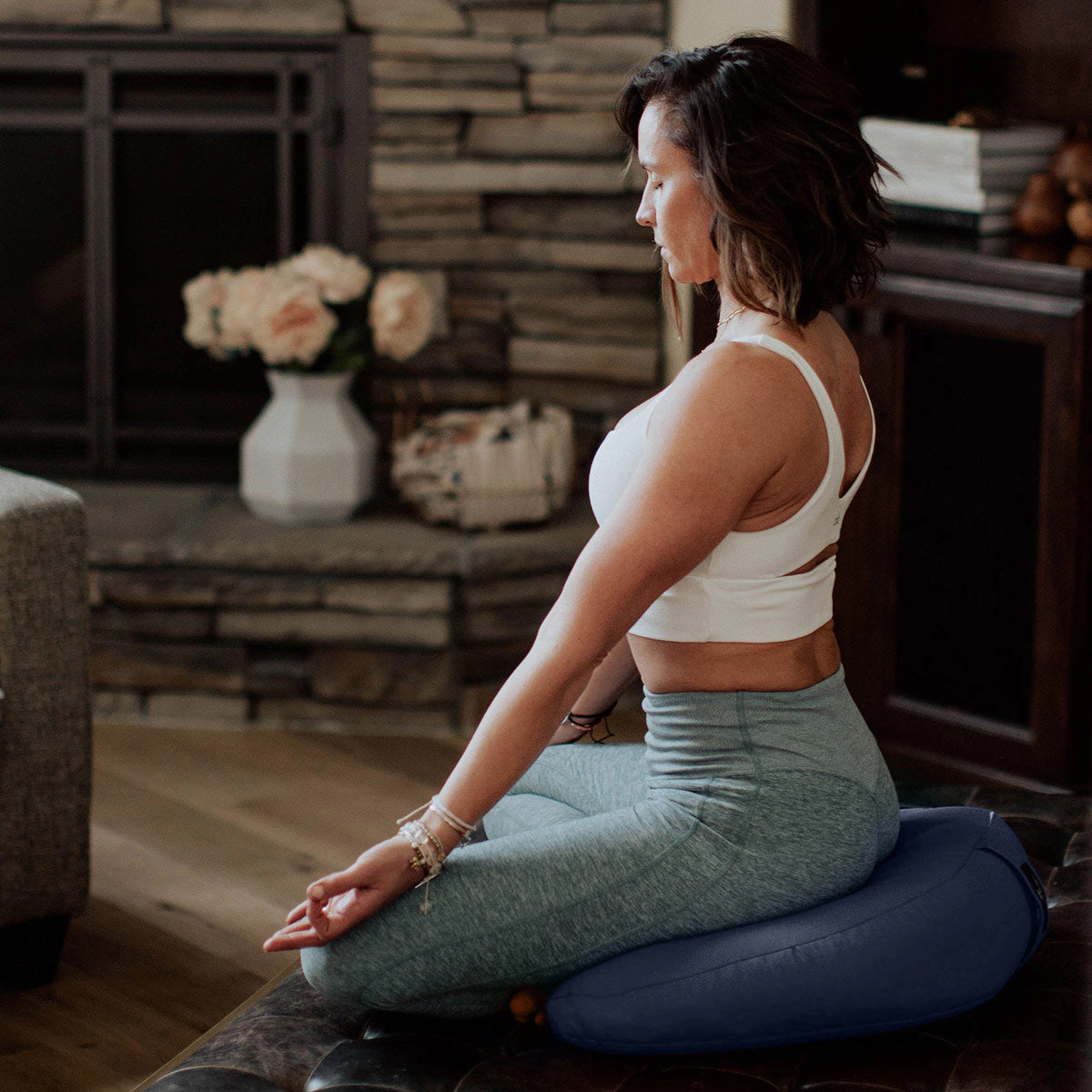 Hugger Mugger V-Shaped Meditation Cushion