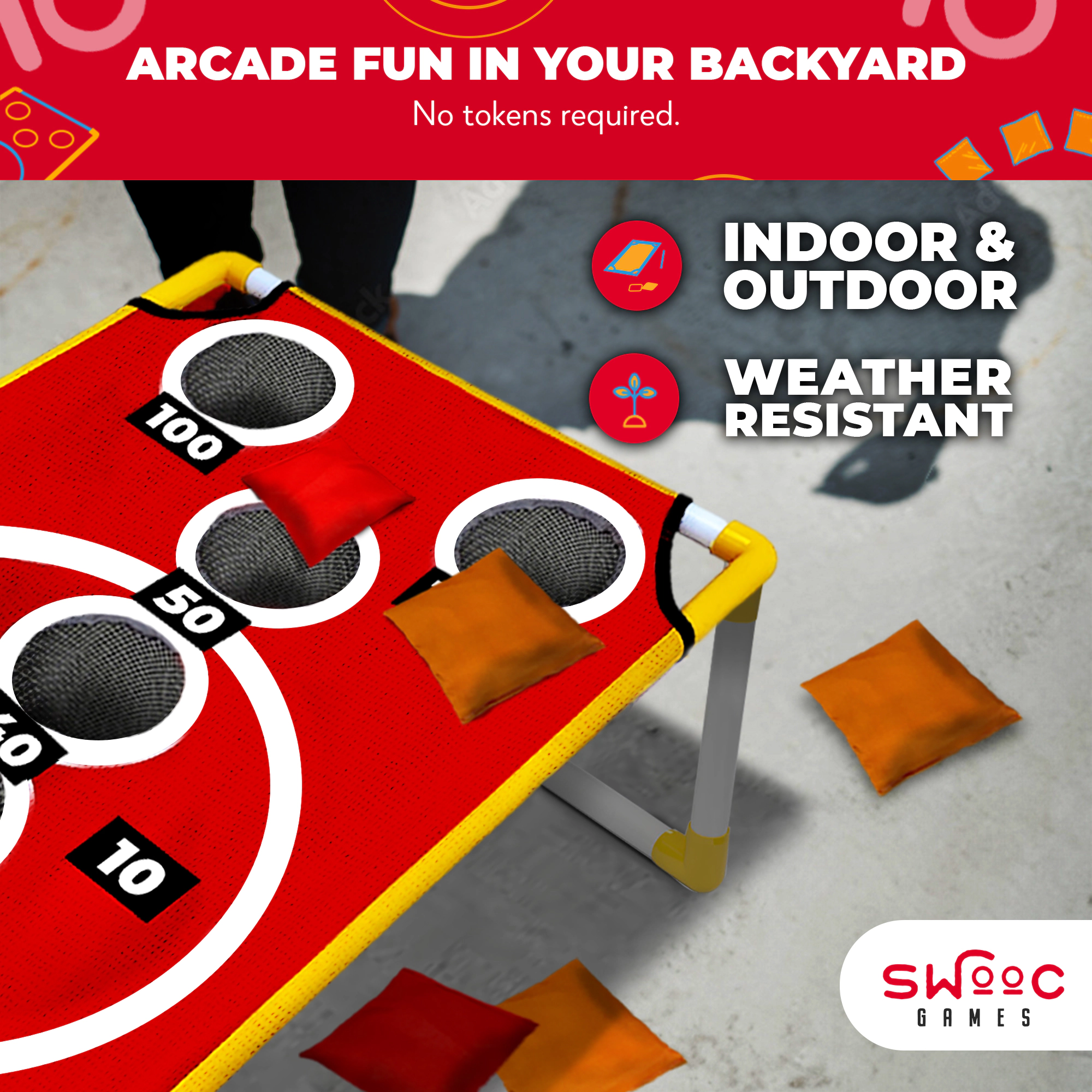 Swooc Games | Coney Island Toss™ | Cornhole Game