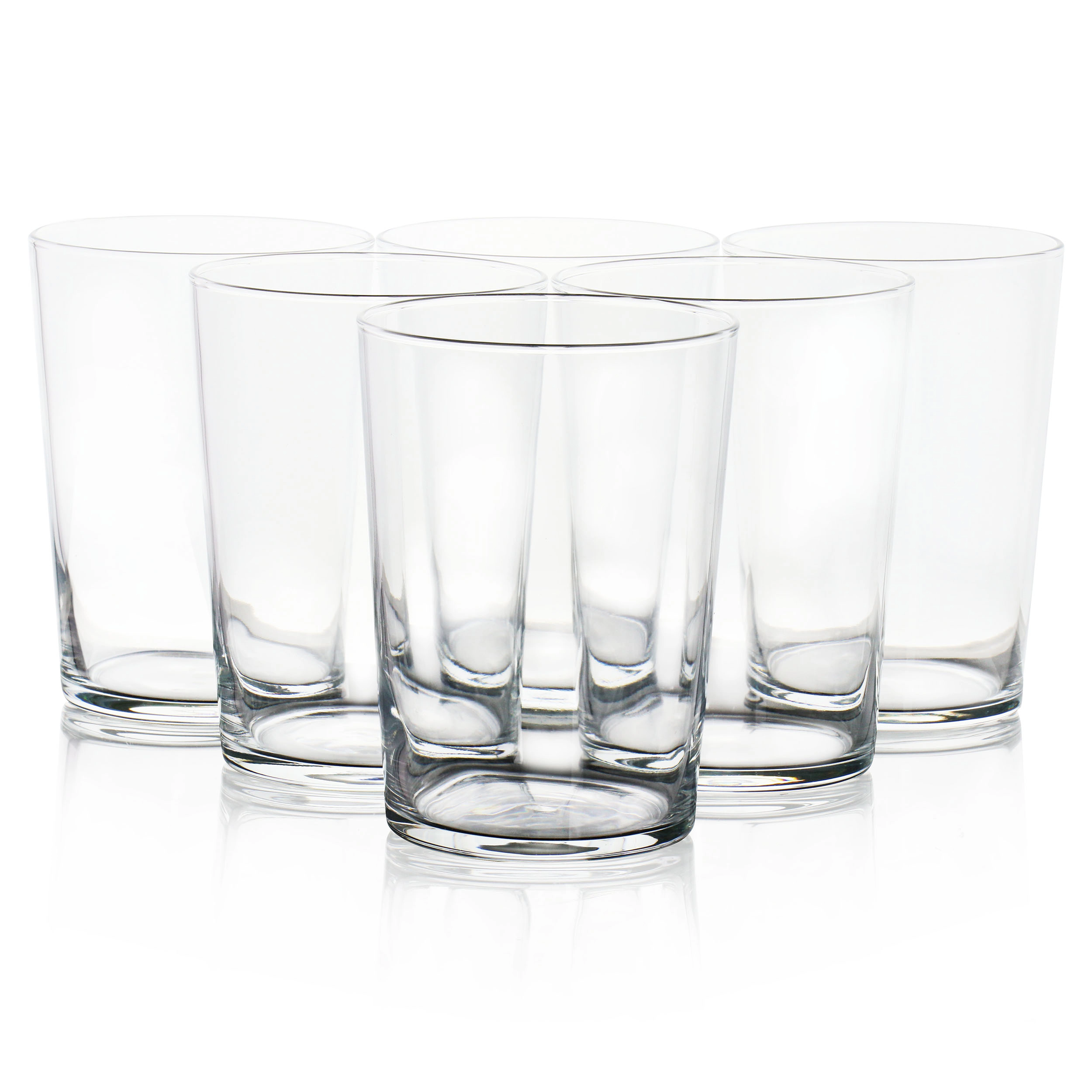Martha Stewart 12 Piece Bowey Double Old Fashion and Highball Glassware Set