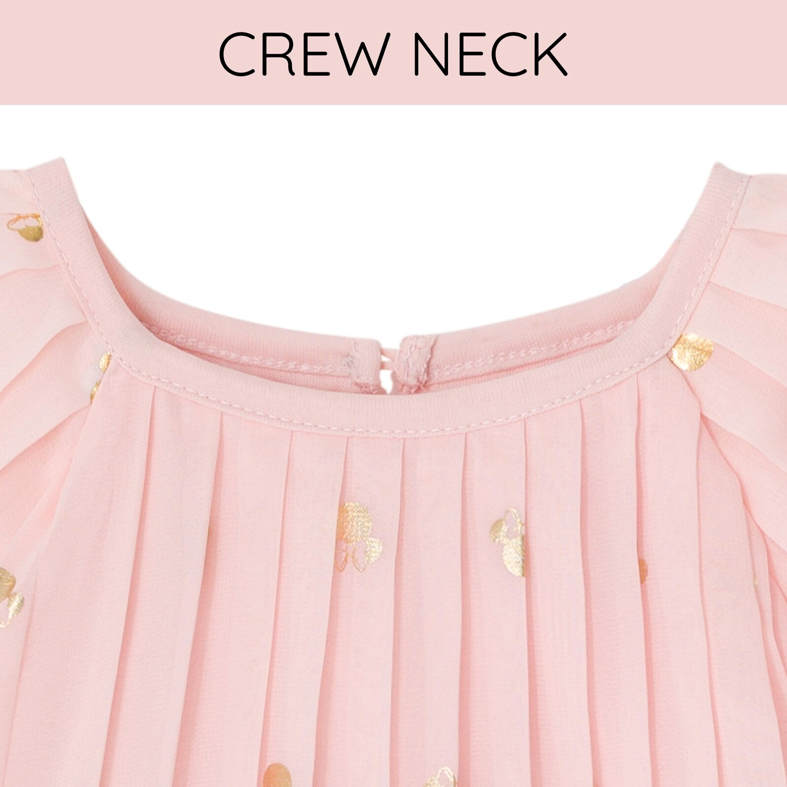 Disney Minnie Mouse Girls' Pleated Dress