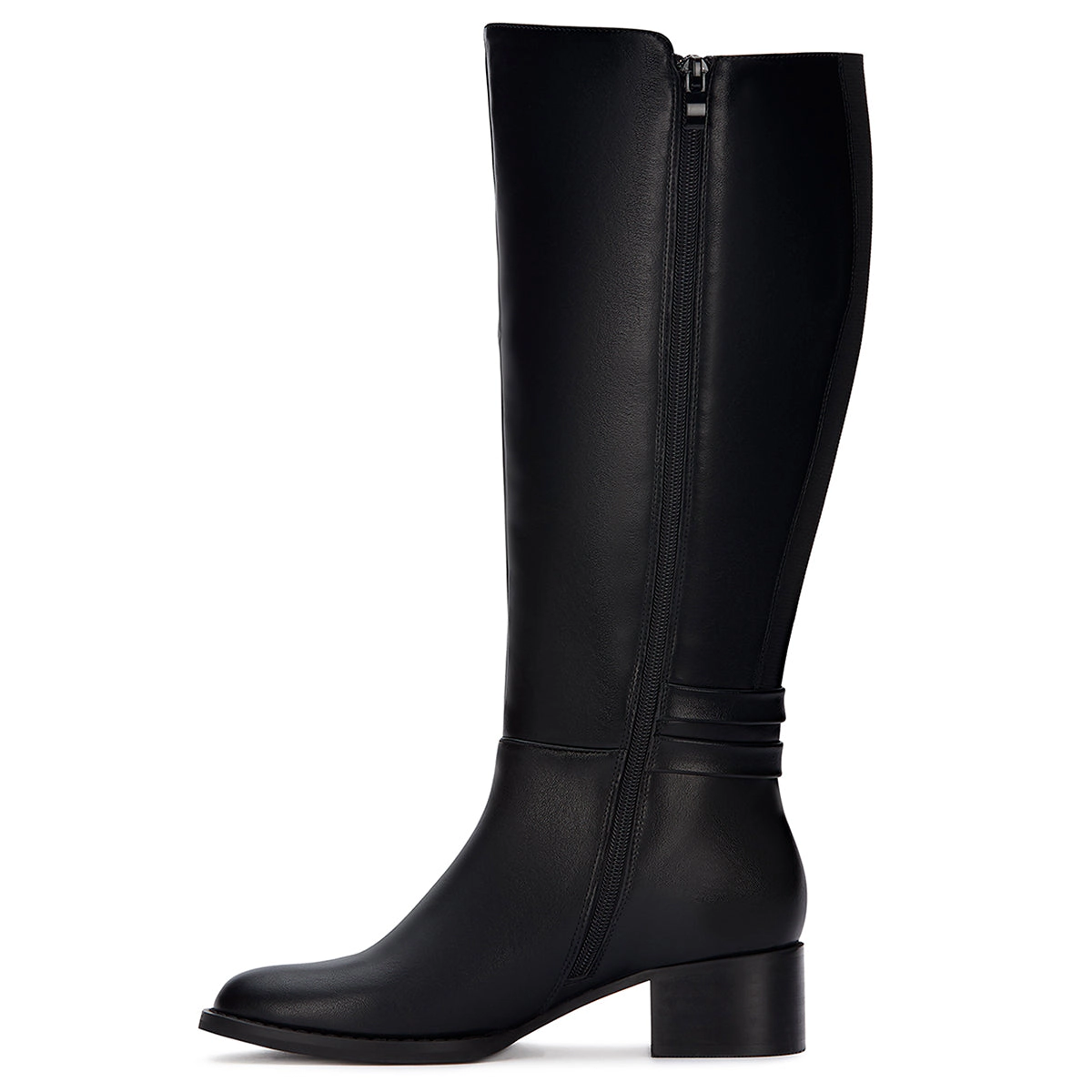 Andrea Tall Riding Boots With Elastic On Shaft