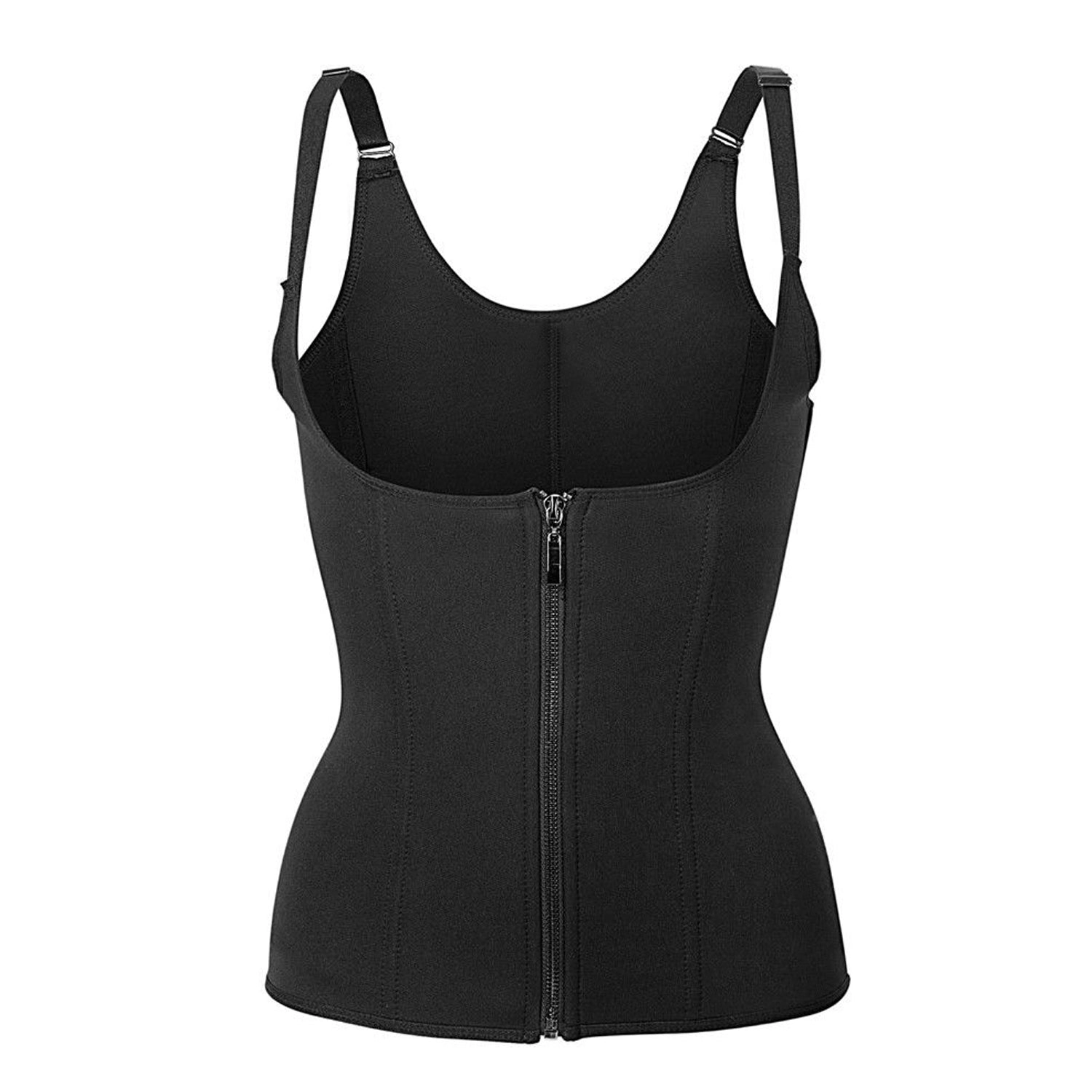 GBruno Zippered Waist Trainer Corset With Straps