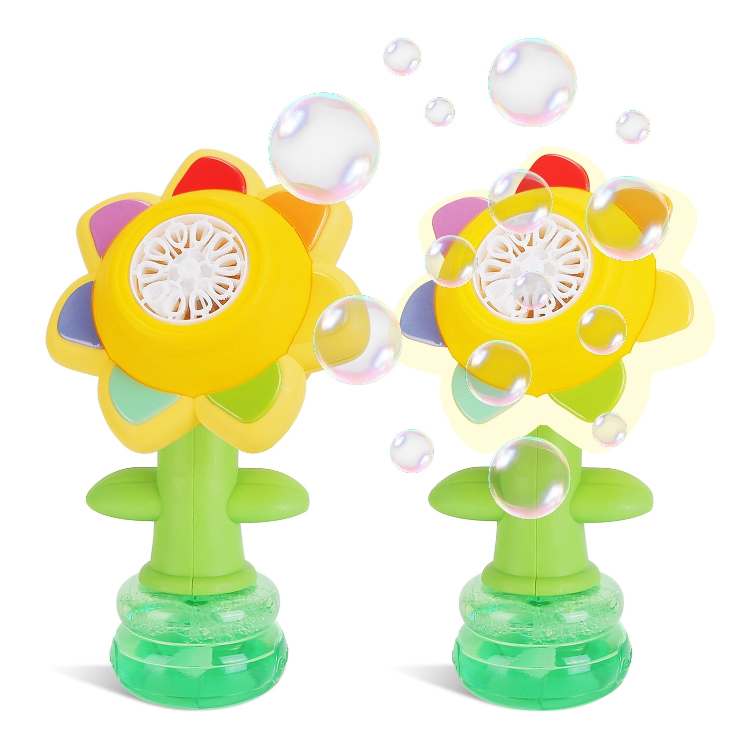 GBruno 2-Piece Dancing Sunflower Bubble Machines