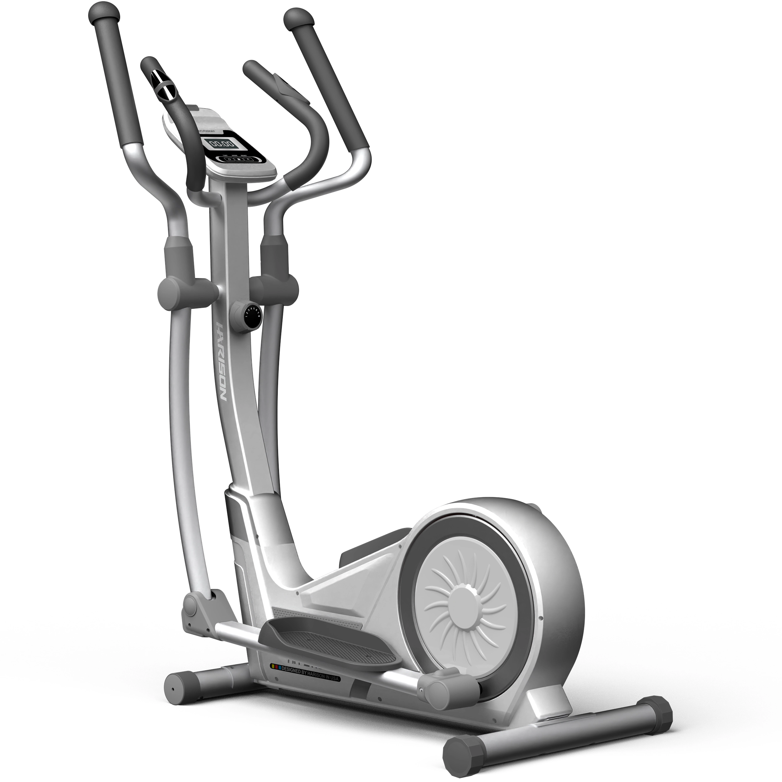 HARISON Magnetic Elliptical Machine, 350 lb Capacity, 16 Resistance Levels, Quiet Cardio Trainer for Home Gym